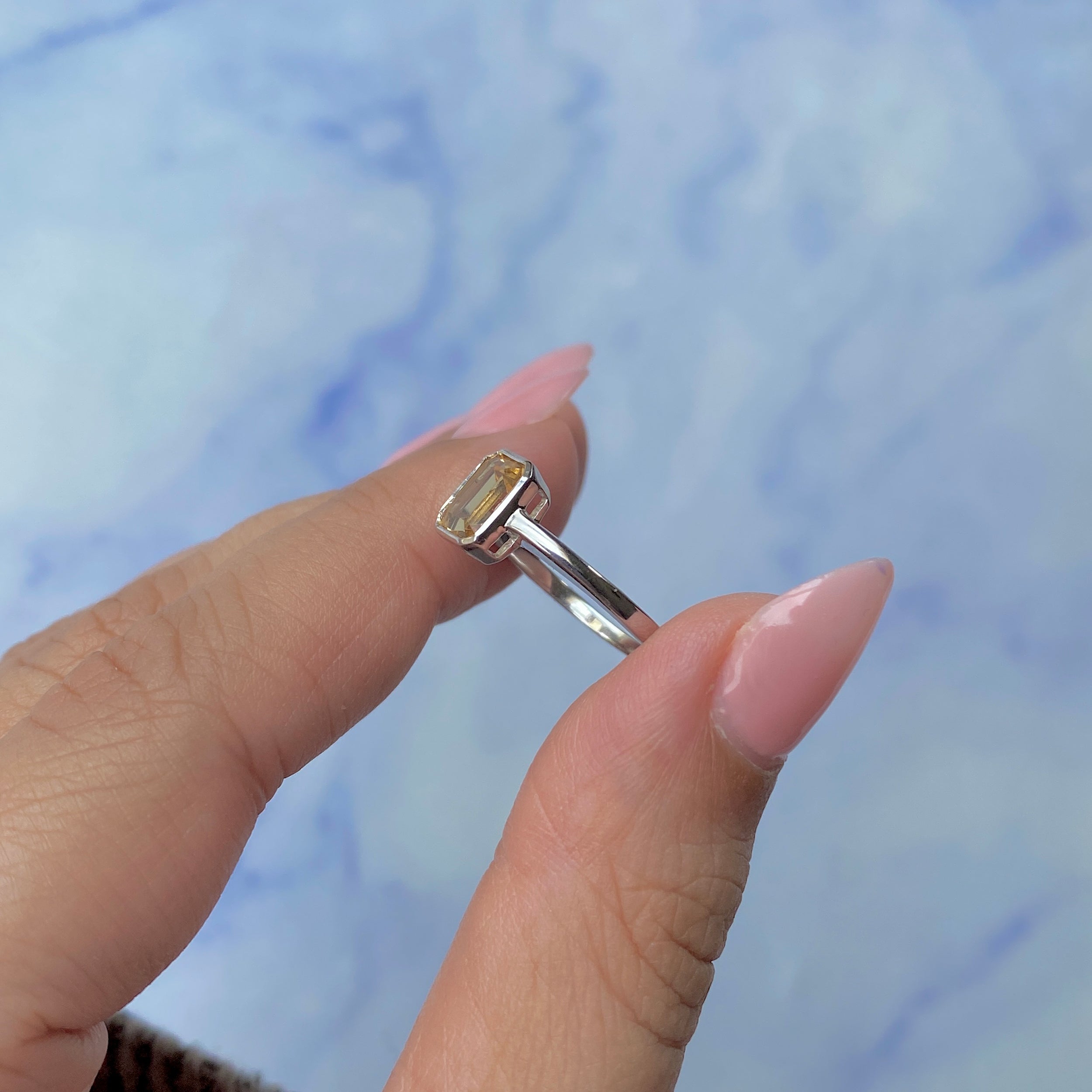 Citrine Ring-(CIT-SR-2765.)