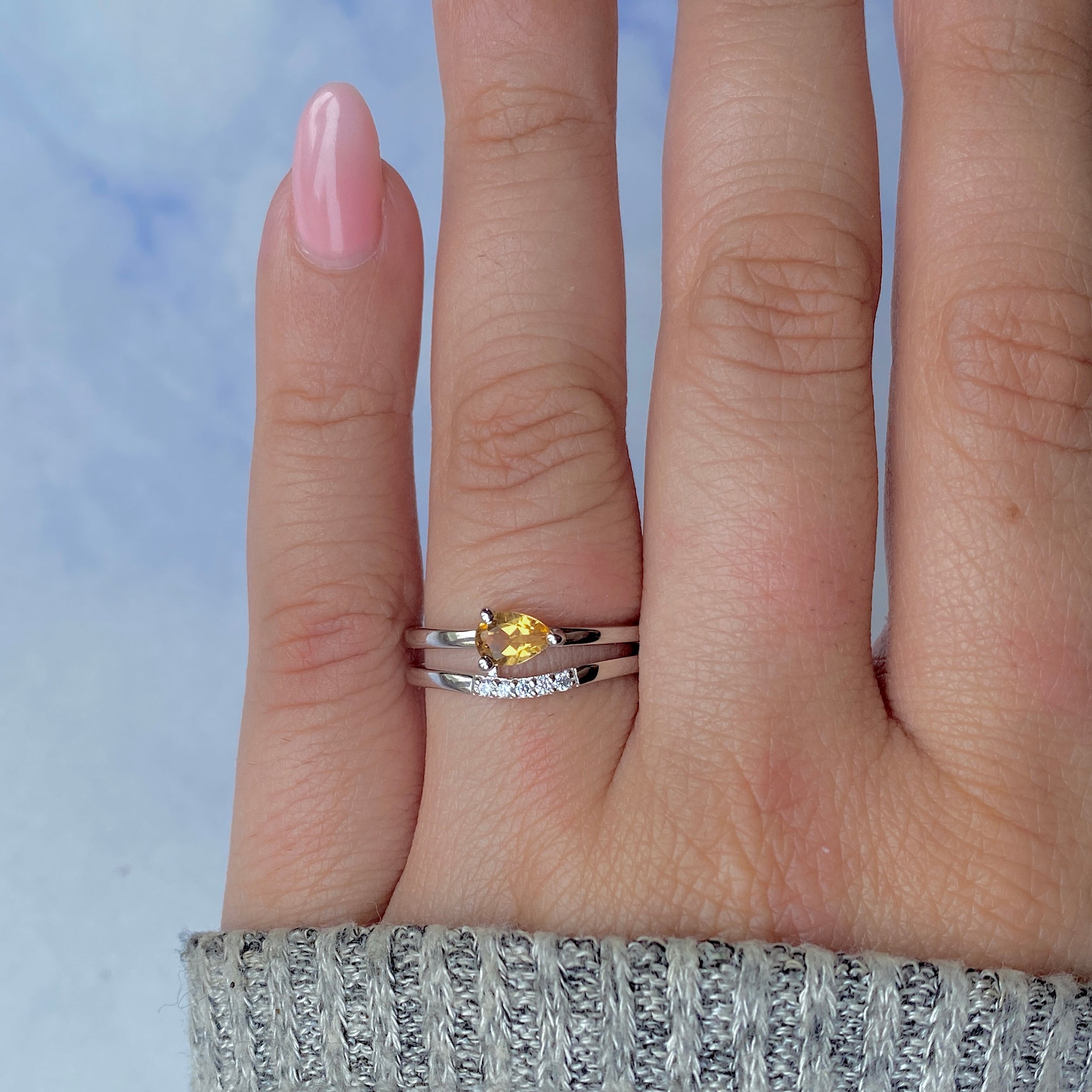 Citrine Ring-(CIT-SR-2862.)