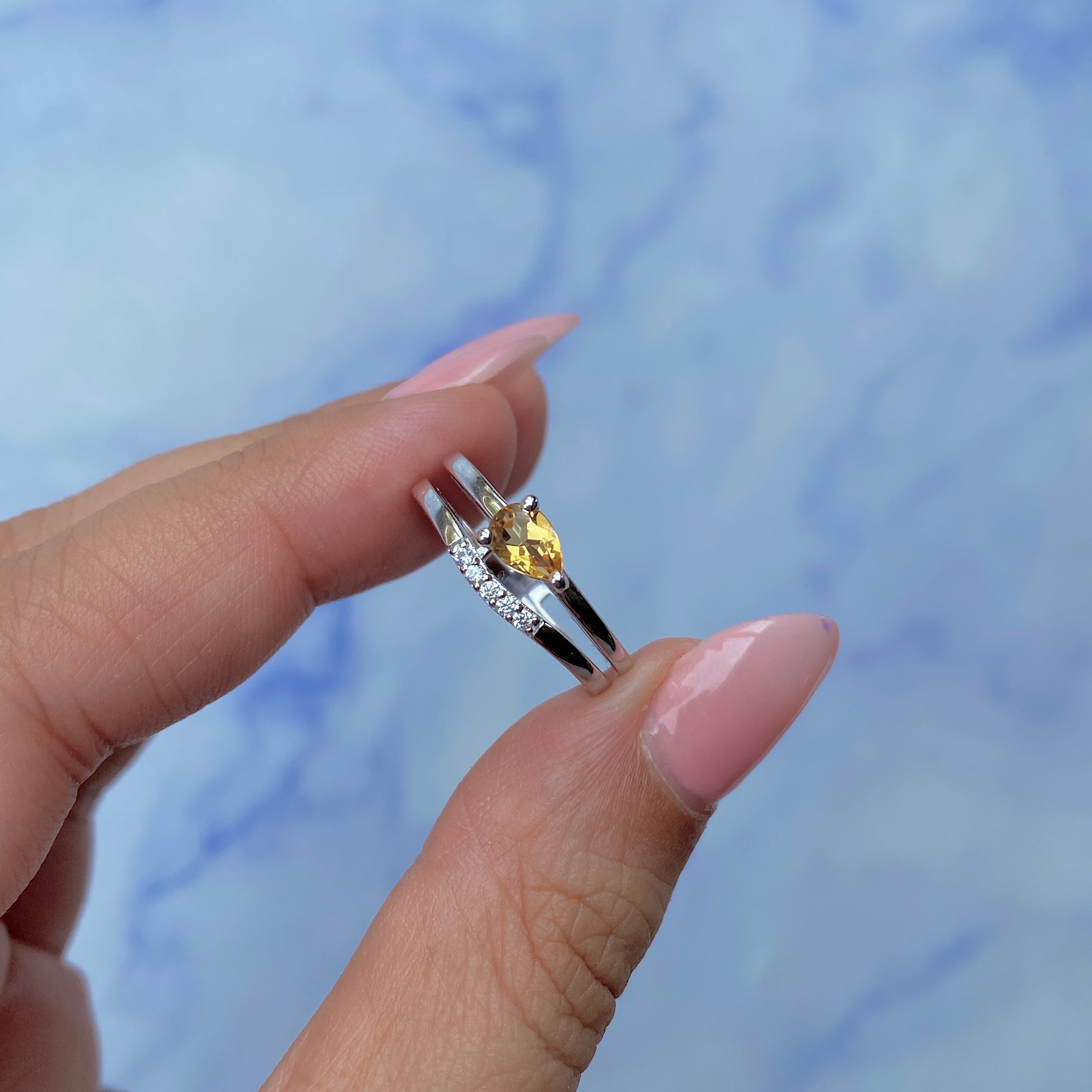 Citrine Ring-(CIT-SR-2862.)