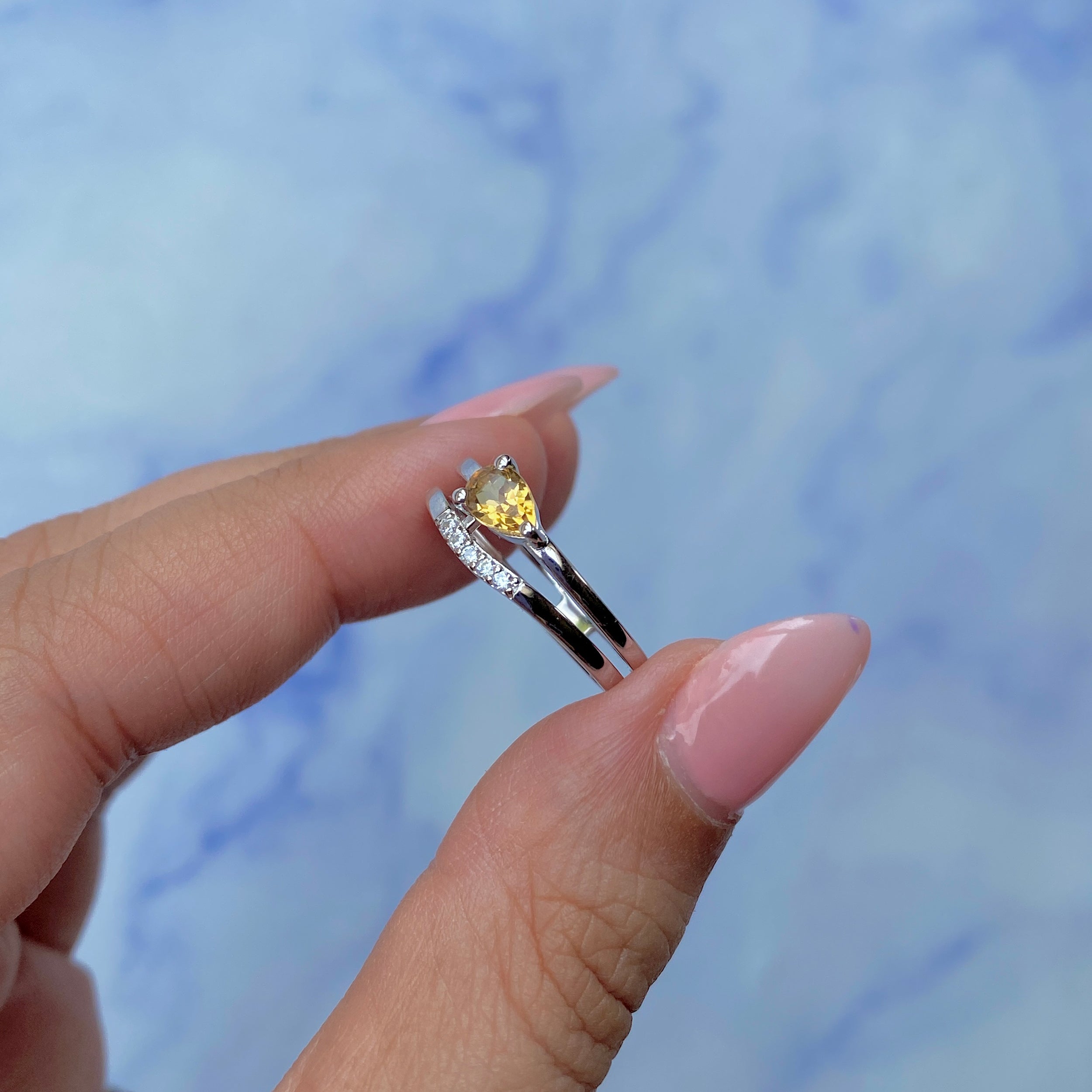 Citrine Ring-(CIT-SR-2862.)