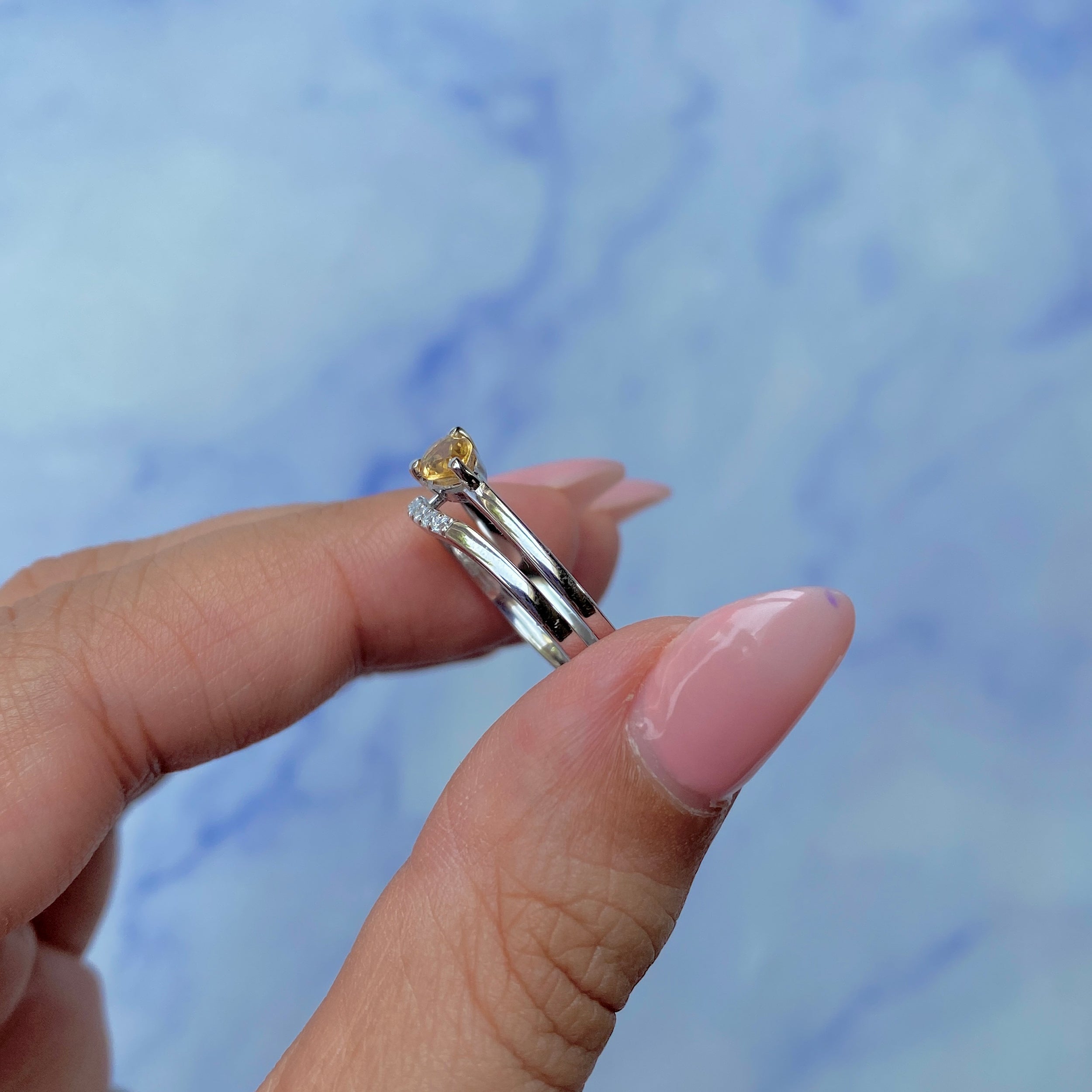 Citrine Ring-(CIT-SR-2862.)