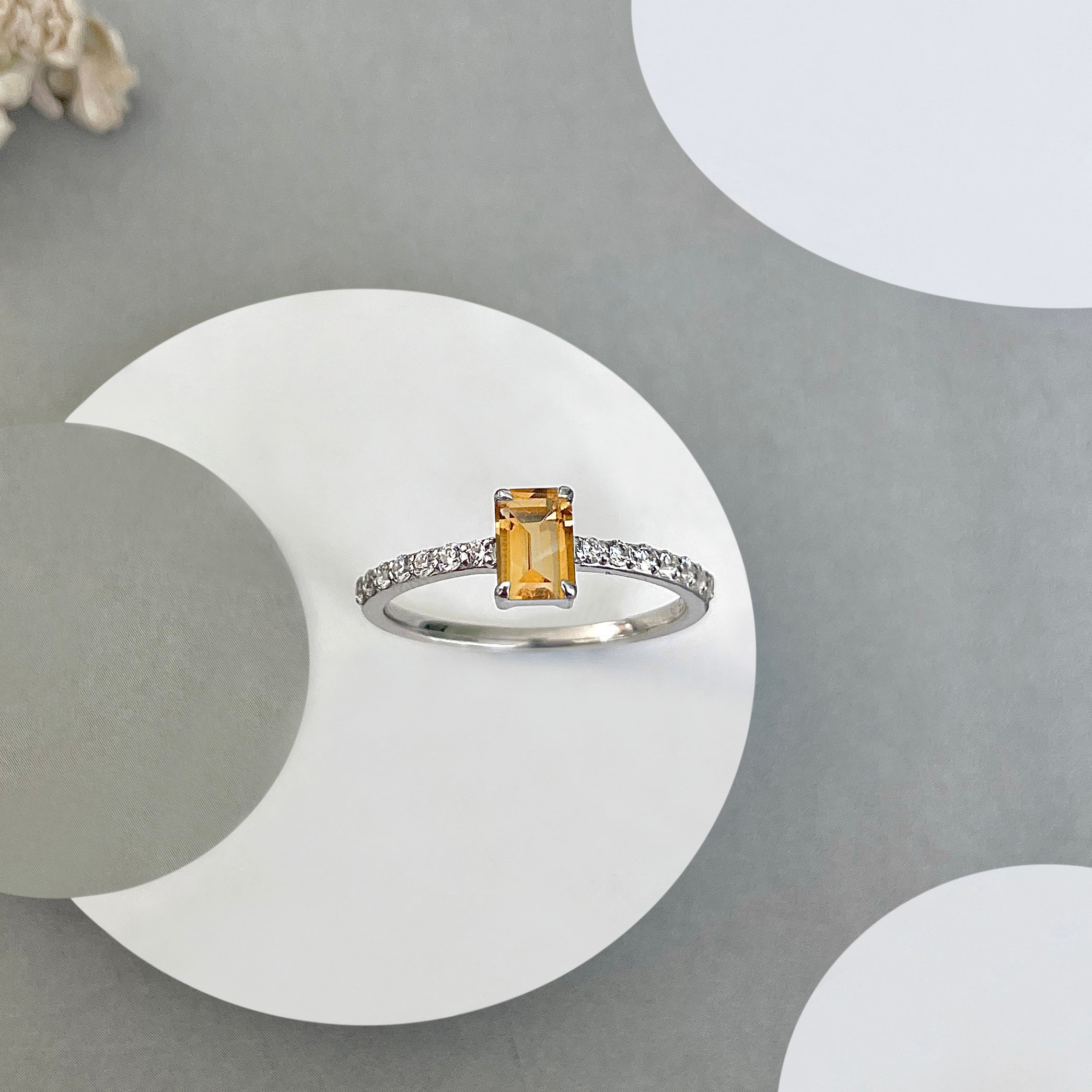 Citrine Ring-(CIT-SR-3118.)