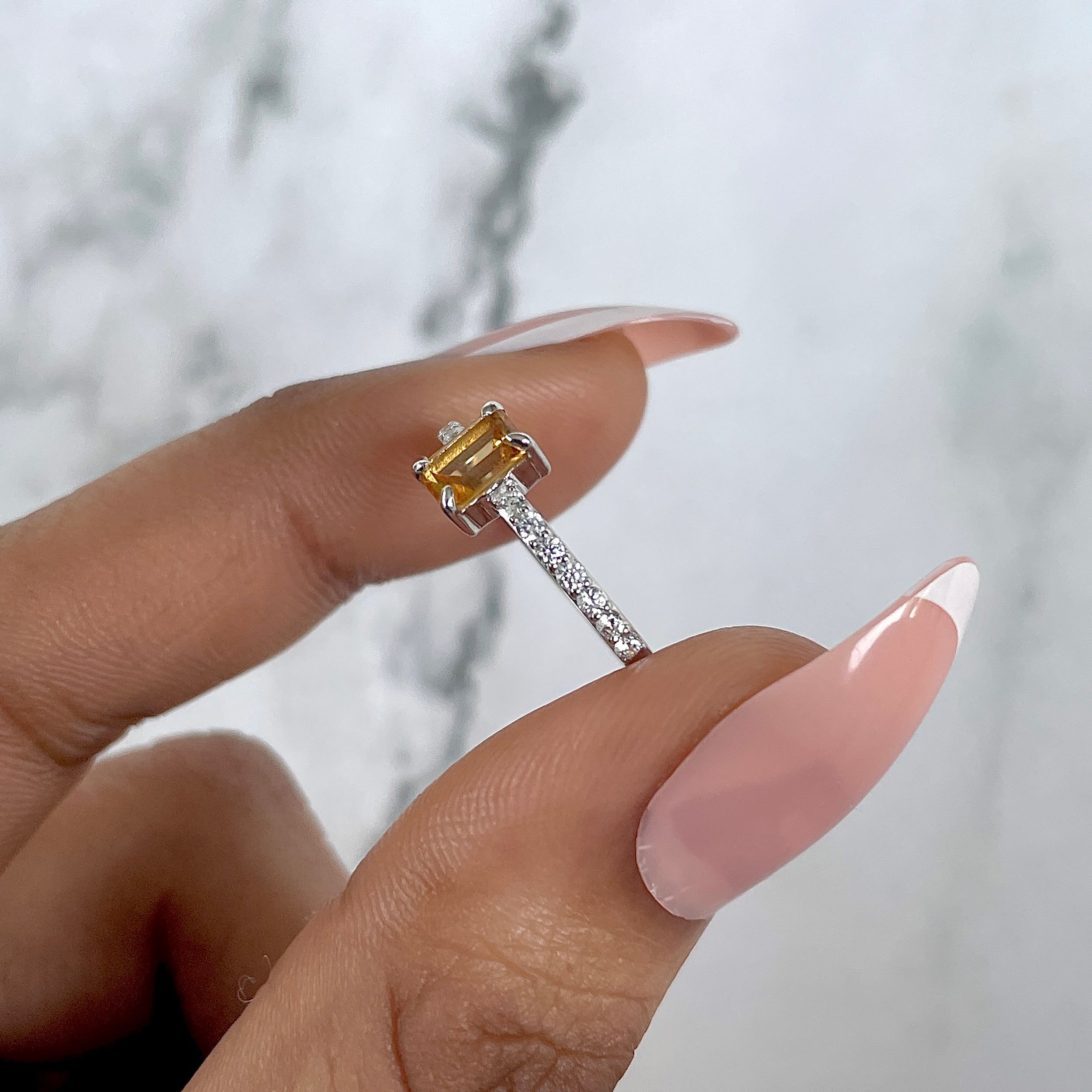 Citrine Ring-(CIT-SR-3118.)