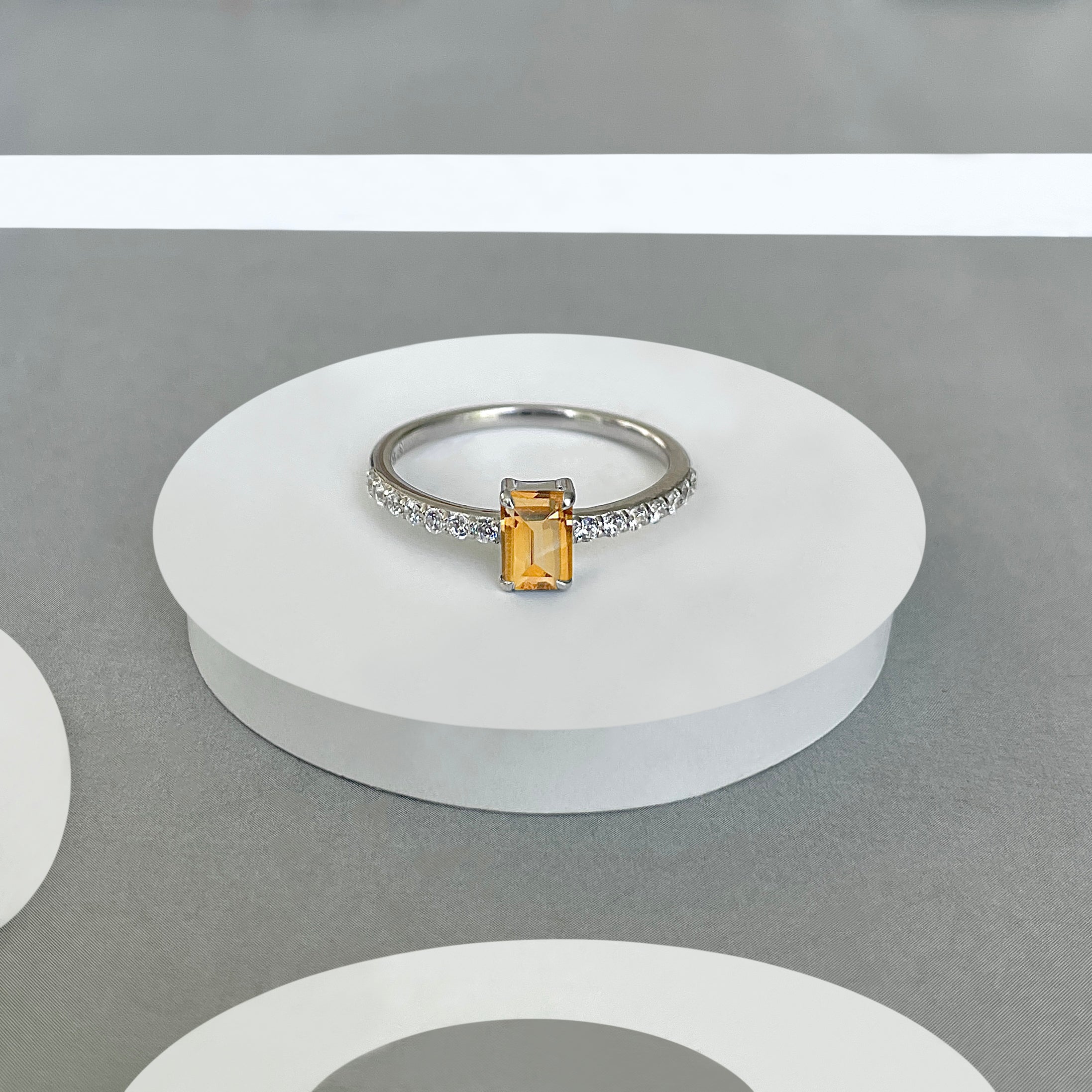 Citrine Ring-(CIT-SR-3118.)