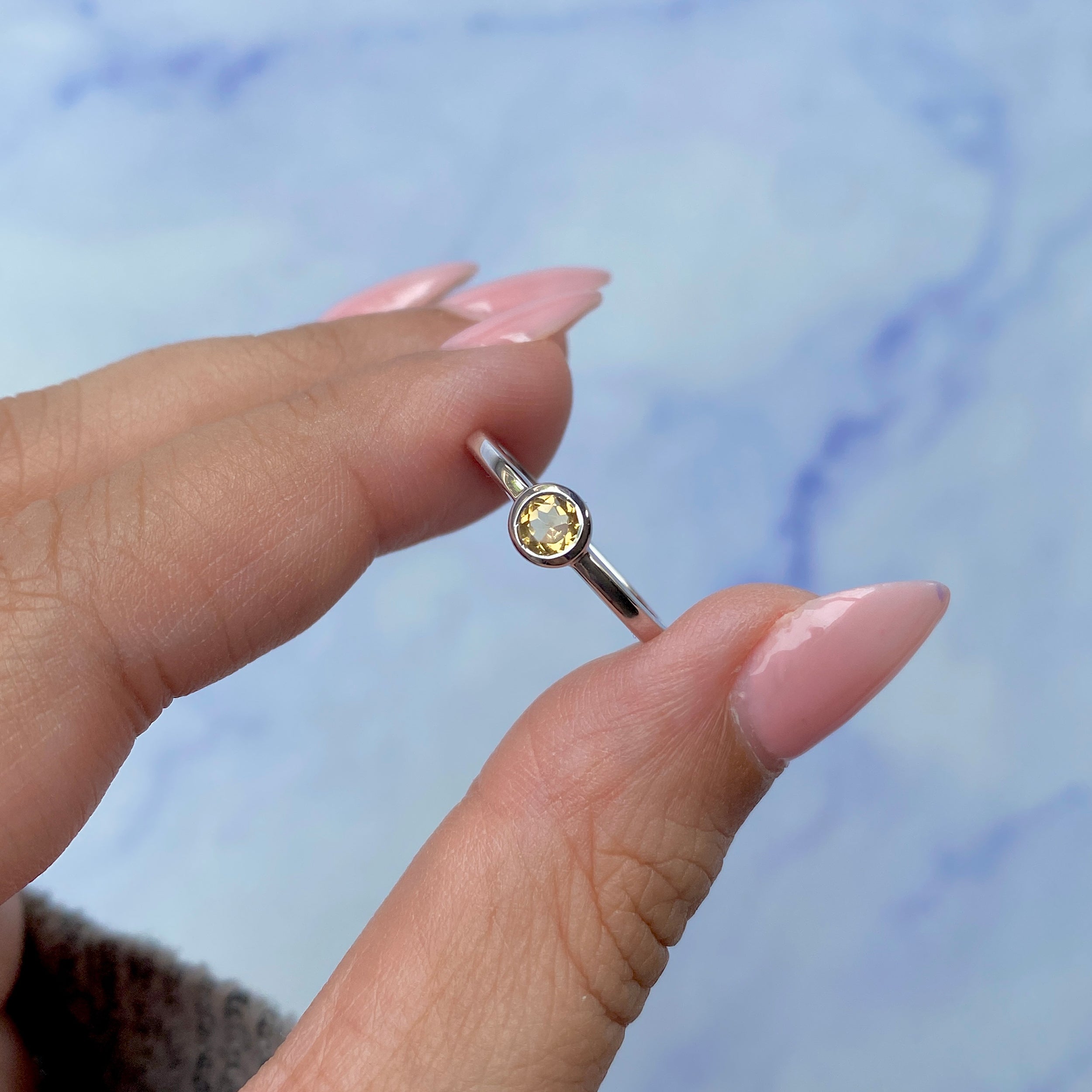 Citrine Ring-(CIT-SR-3229.)