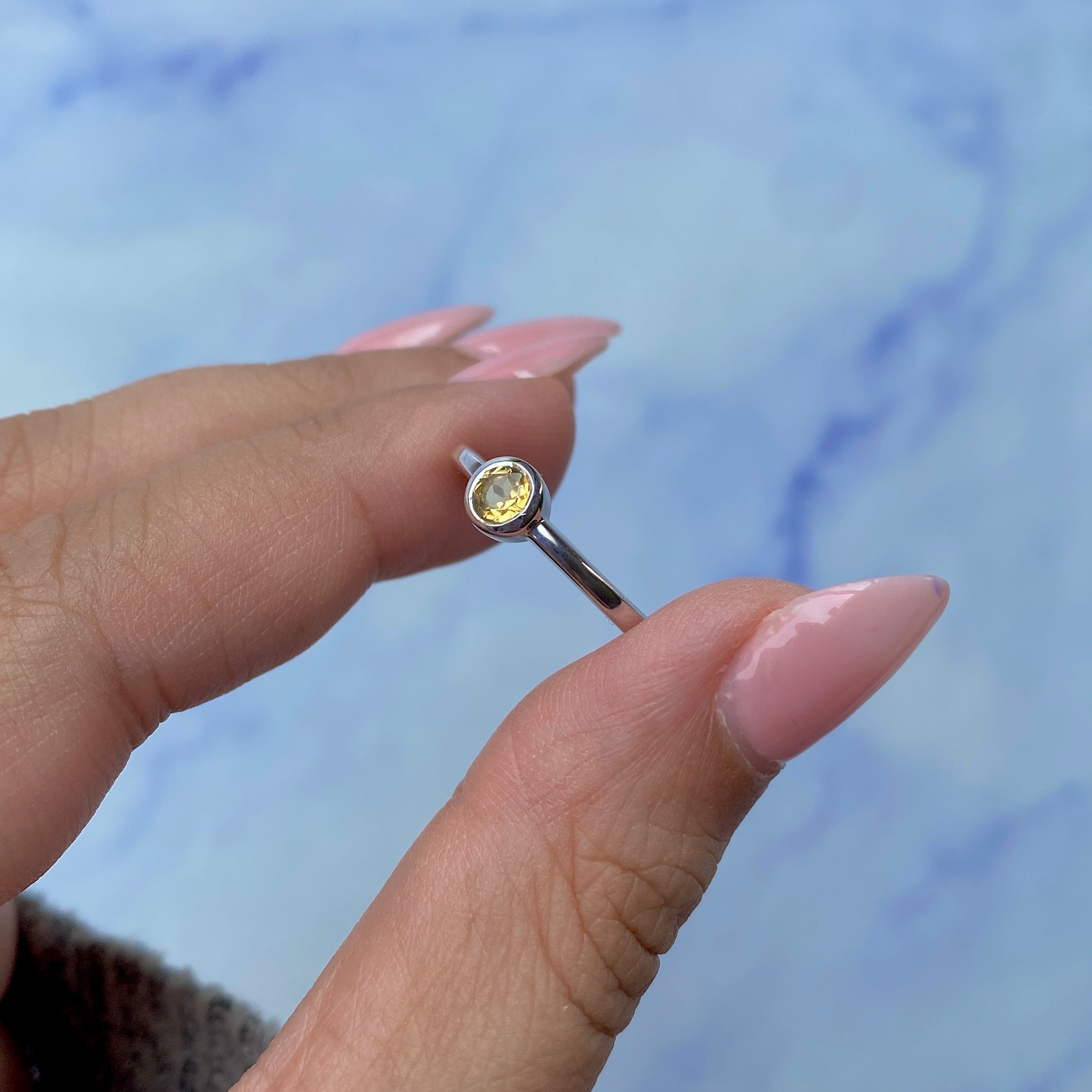 Citrine Ring-(CIT-SR-3229.)