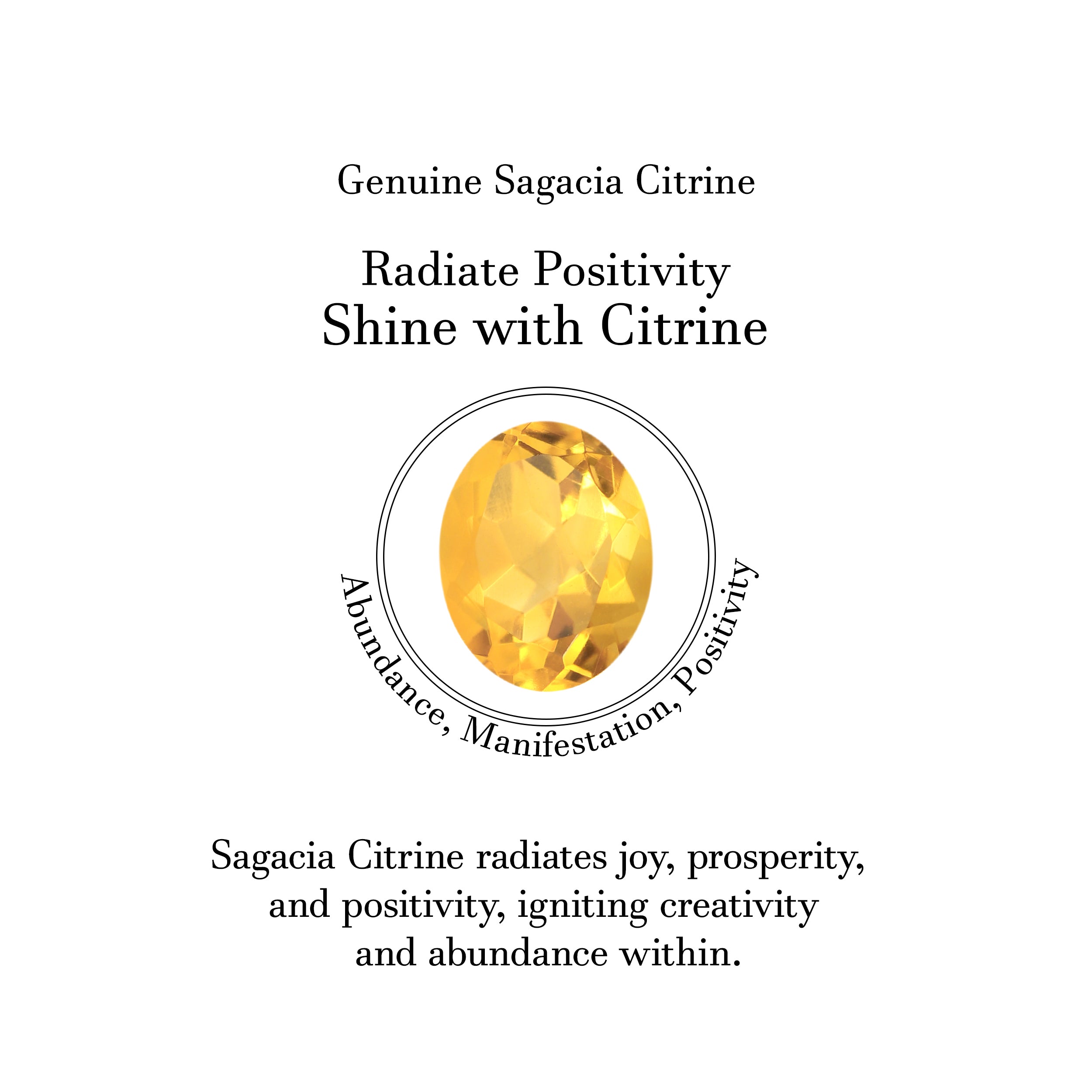 Citrine & White Topaz Pendant-(CIT-SP-780.)