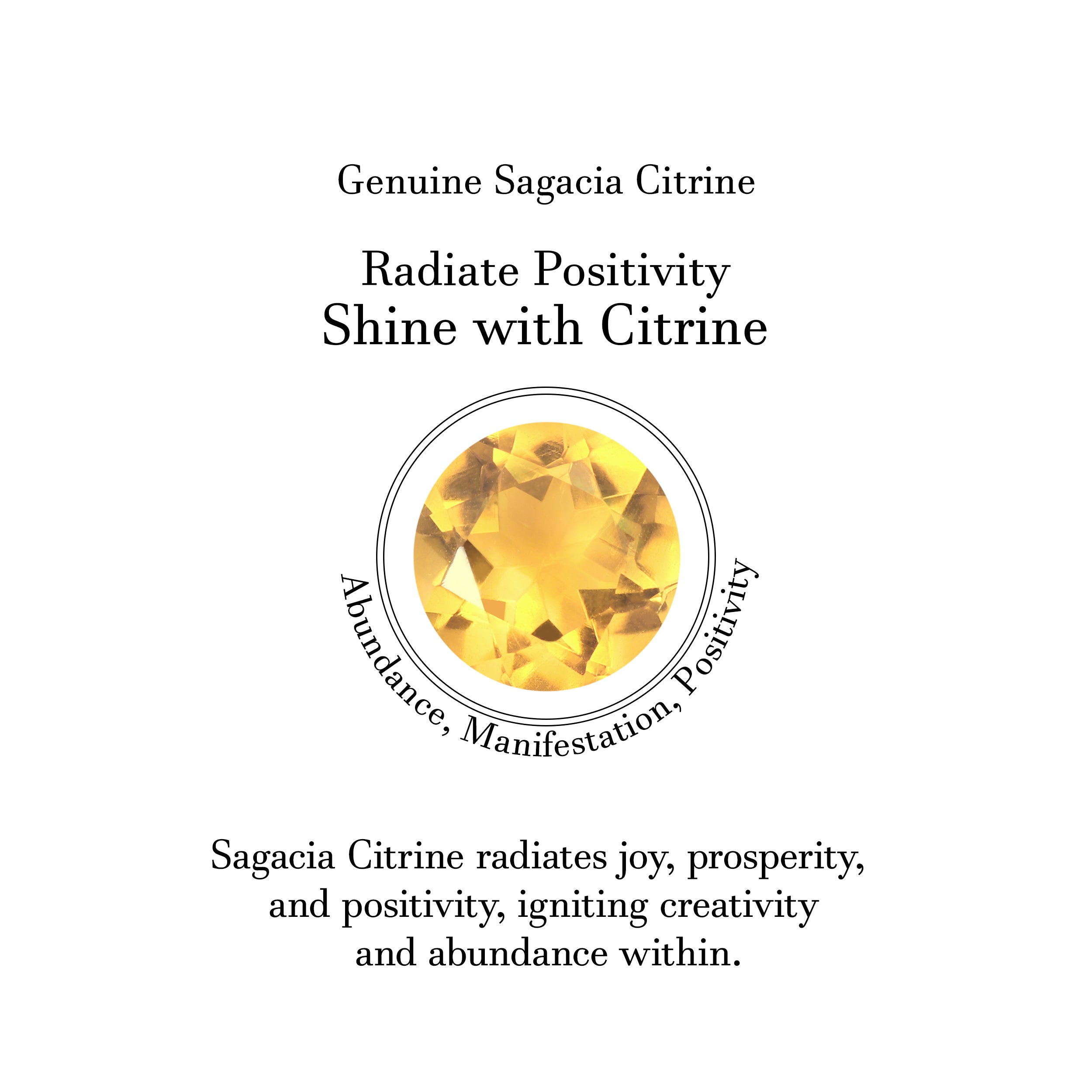 Citrine Hoop Earring-(CIT-SE-1277.)
