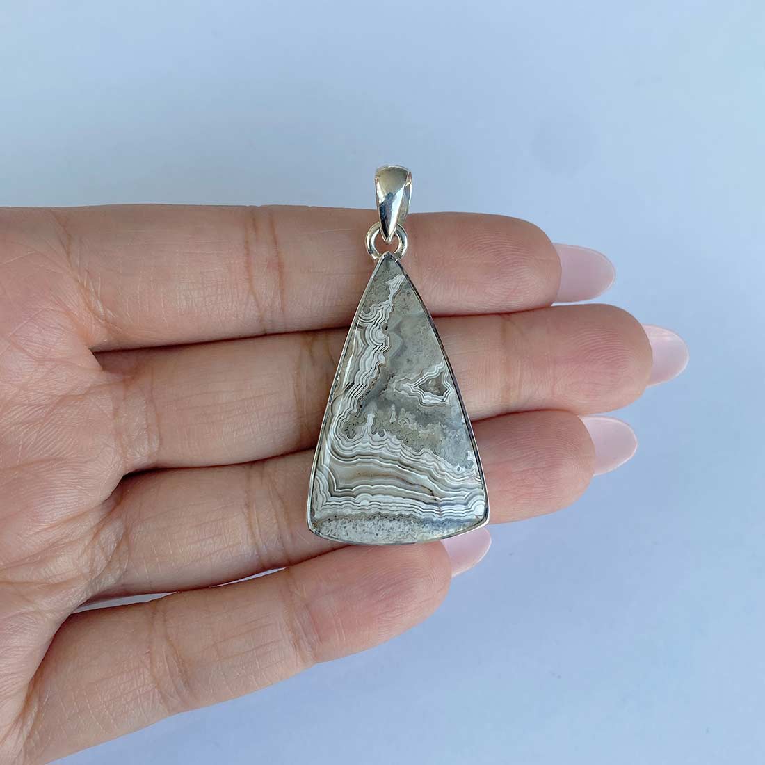 Crazy Lace Agate Pendant-(CLA-P-18.)