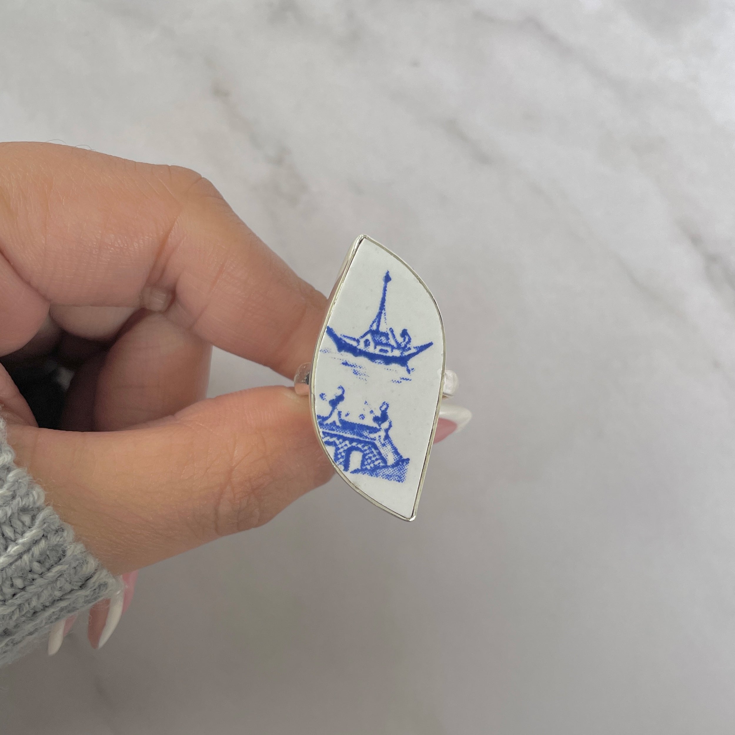 Ceramic Art Adjustable Ring-(CRA-R-1.)