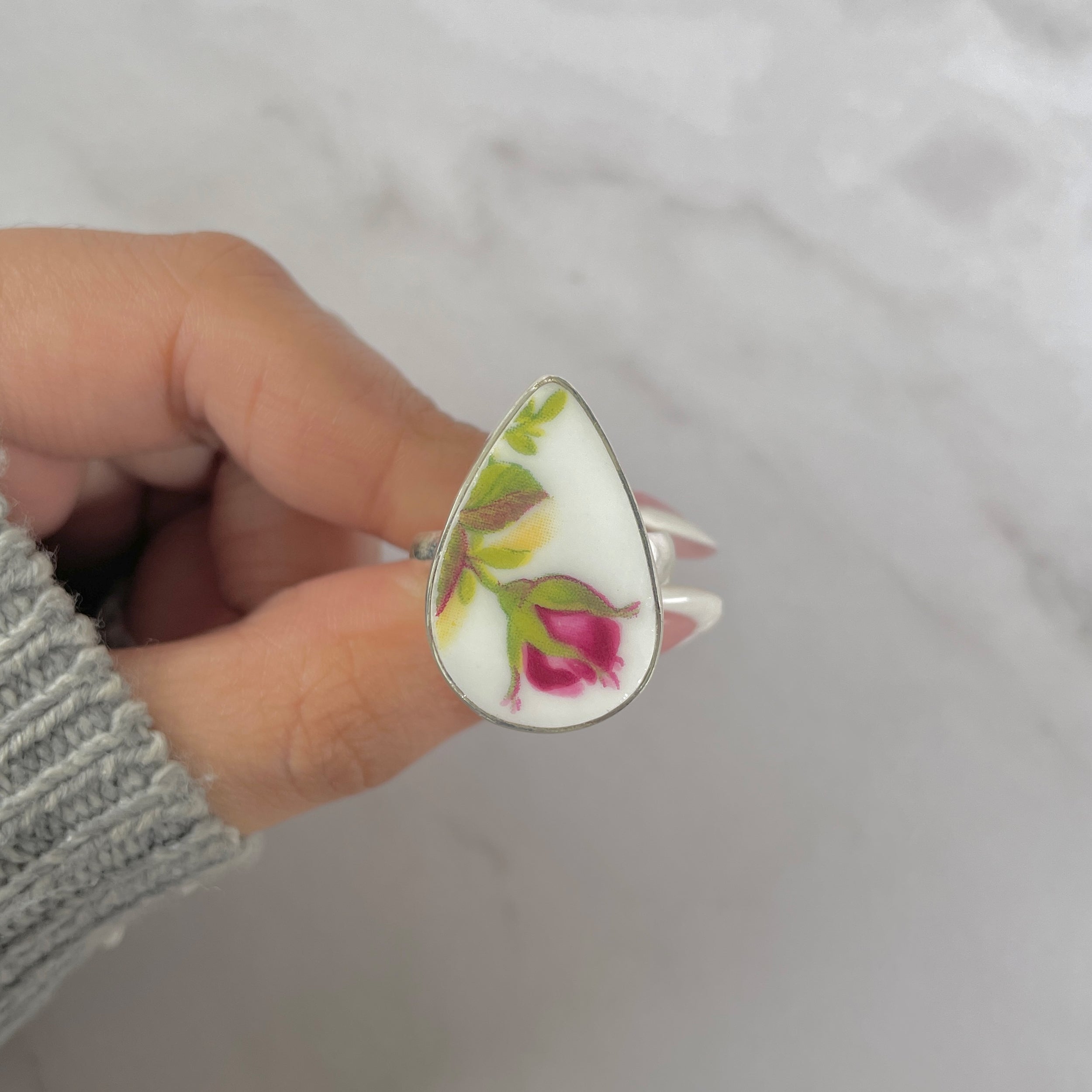 Ceramic Art Ring-(CRA-R-10.)