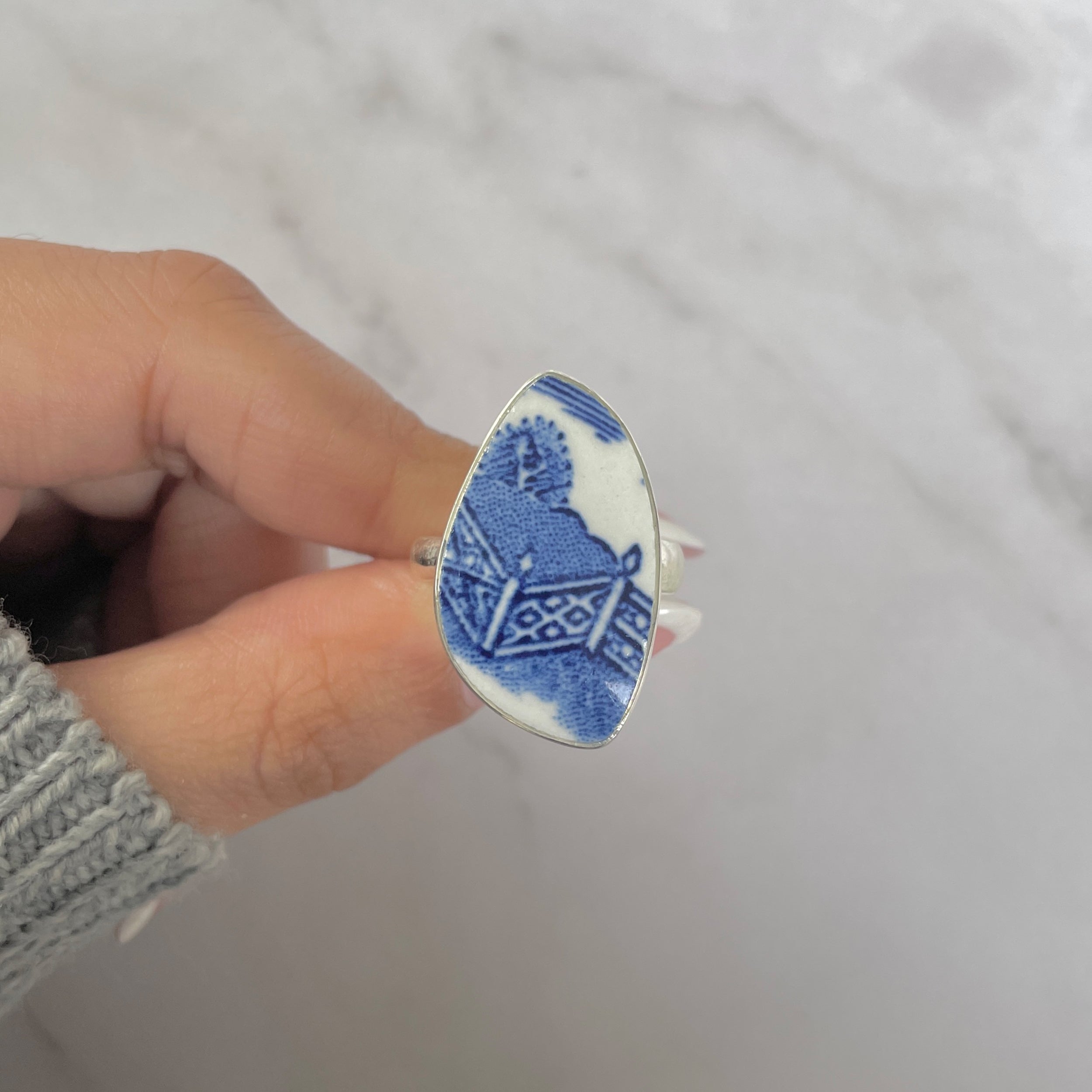 Ceramic Art Ring-(CRA-R-11.)