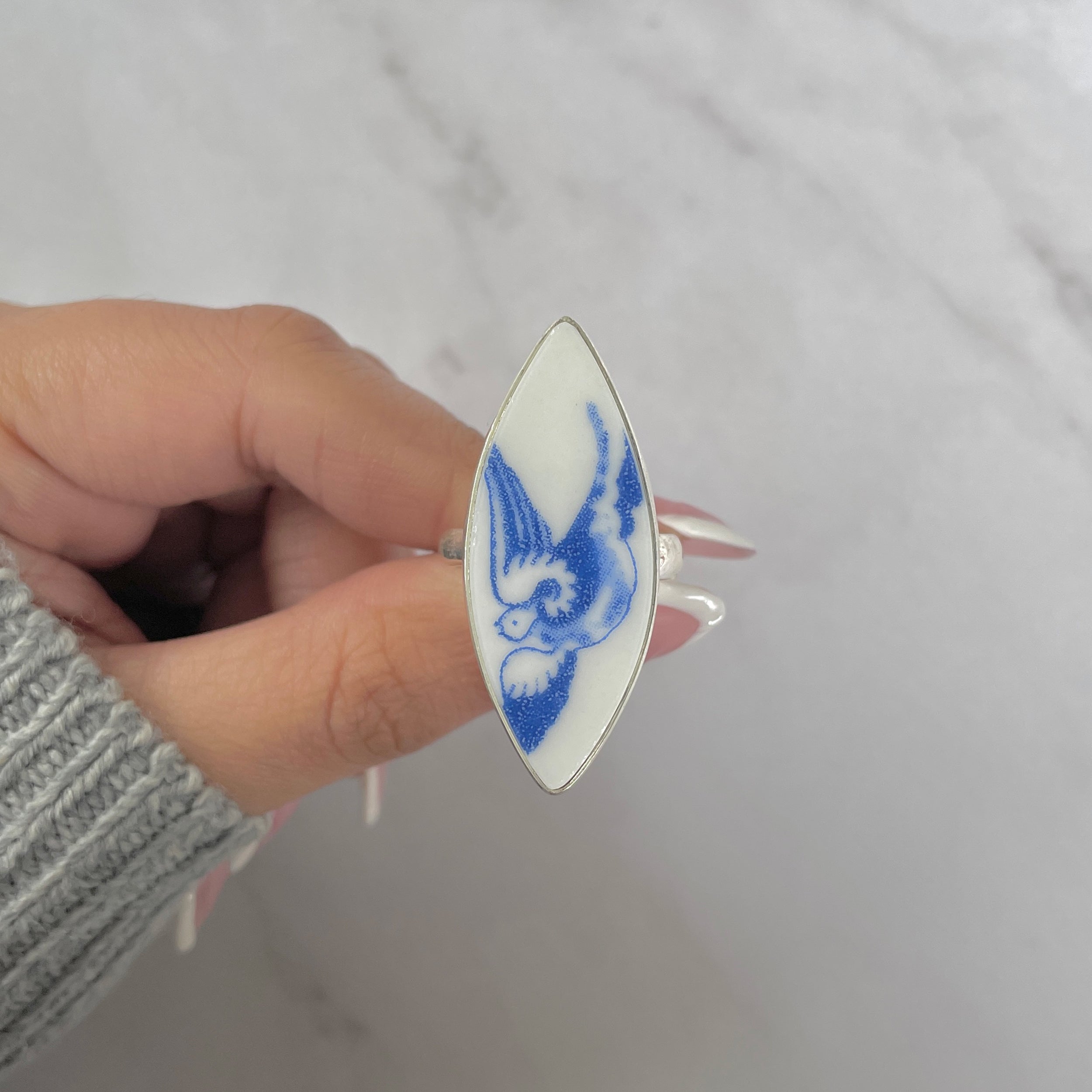 Ceramic Art Ring-(CRA-R-2.)