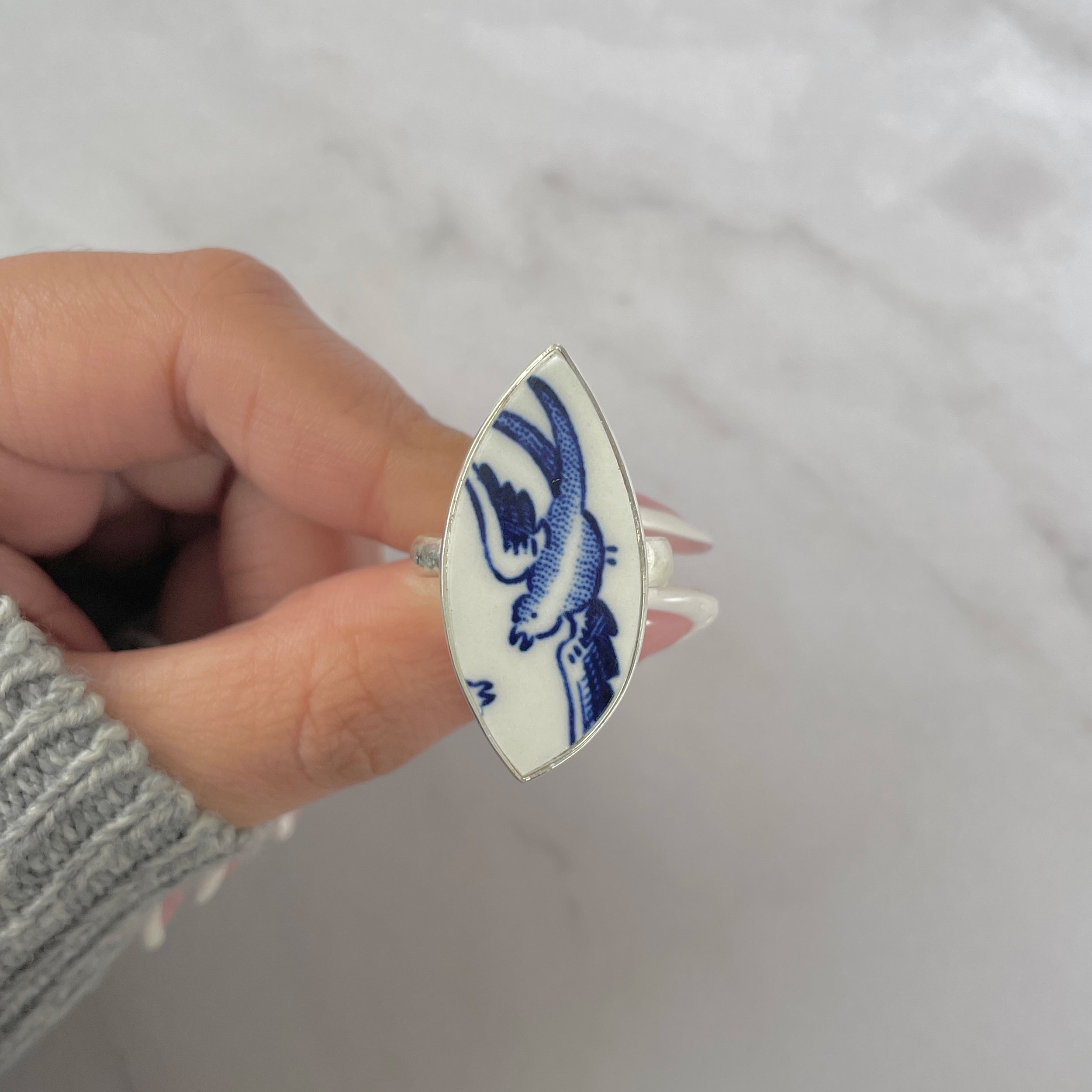 Ceramic Art Ring-(CRA-R-20.)