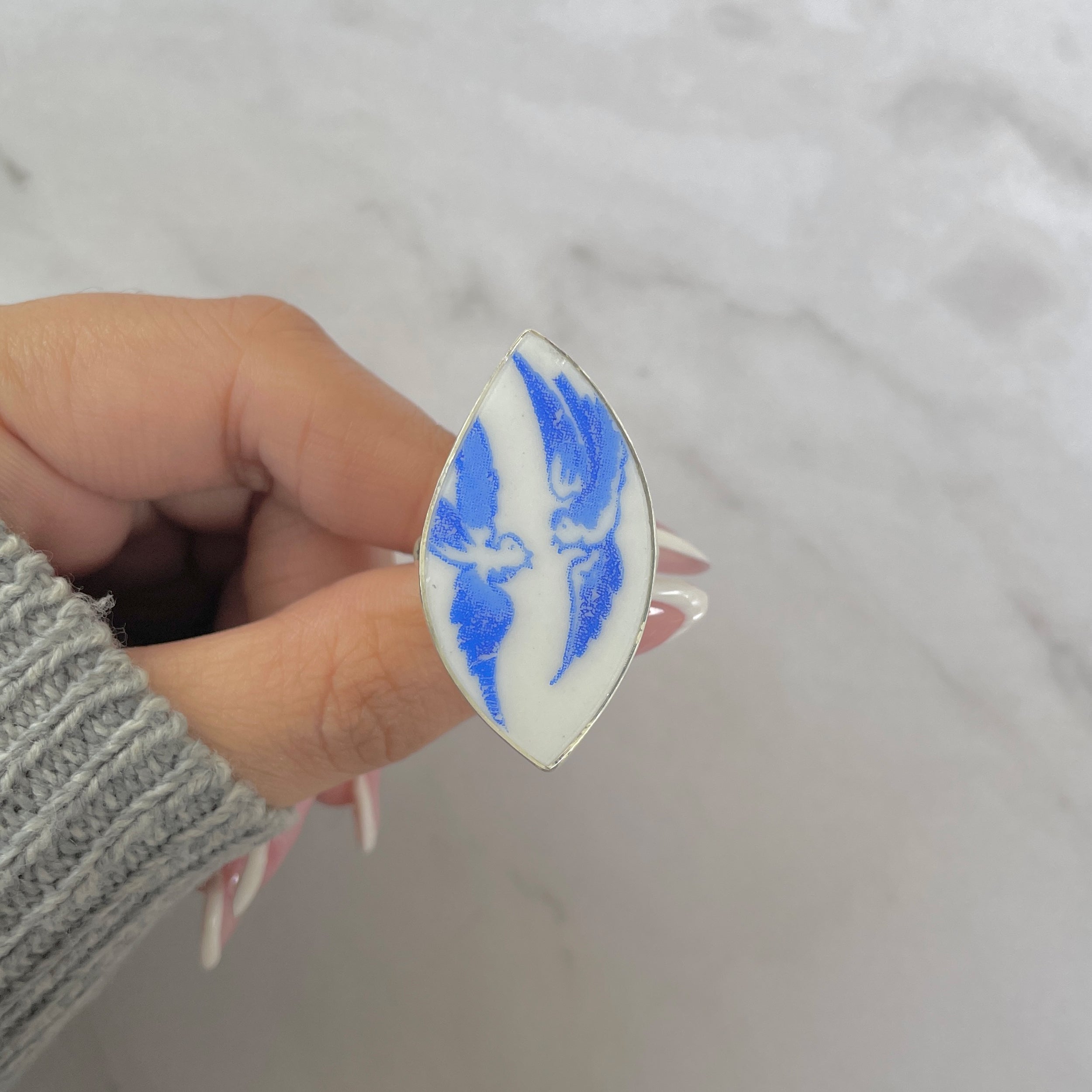 Ceramic Art Adjustable Ring-(CRA-R-22.)