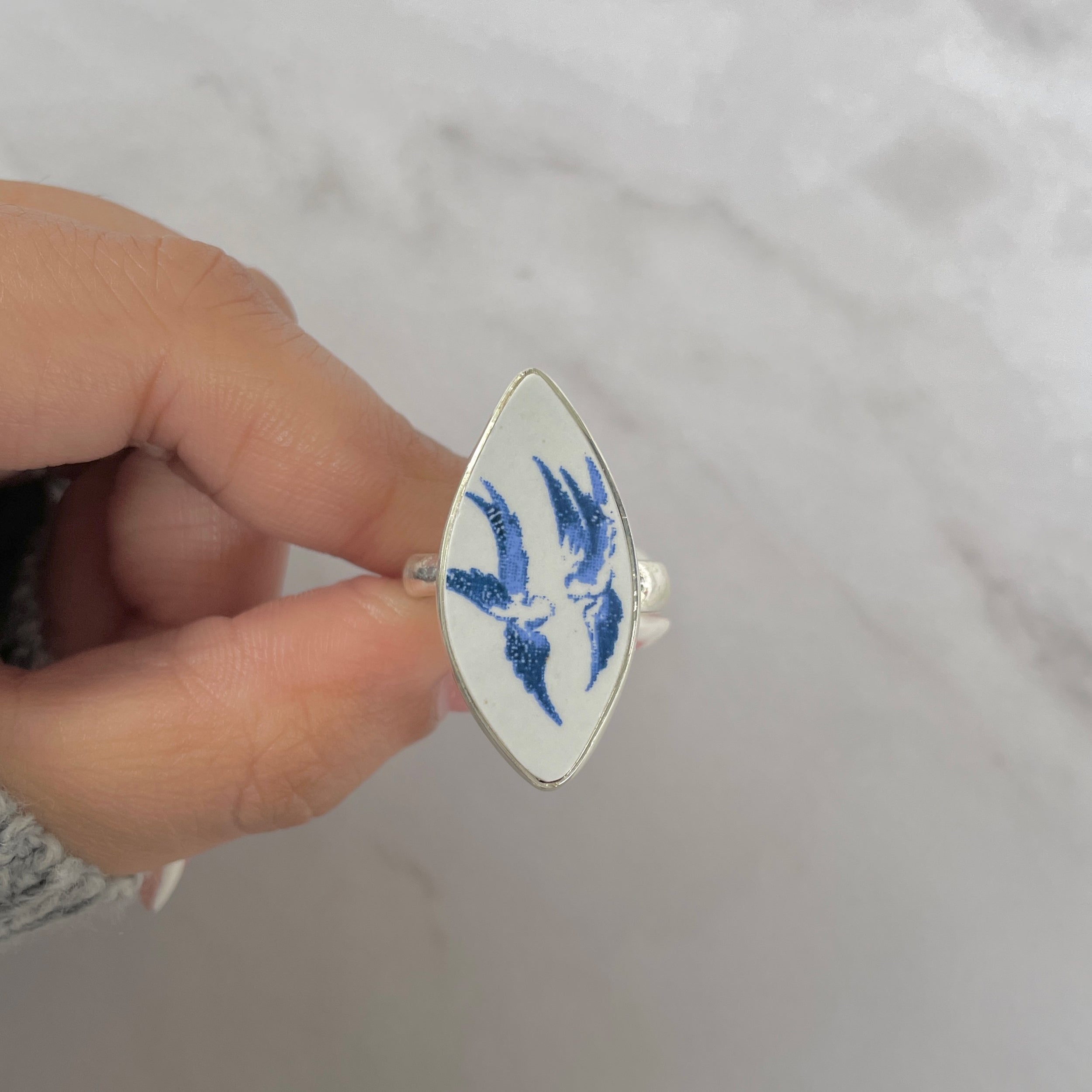 Ceramic Art Ring-(CRA-R-24.)