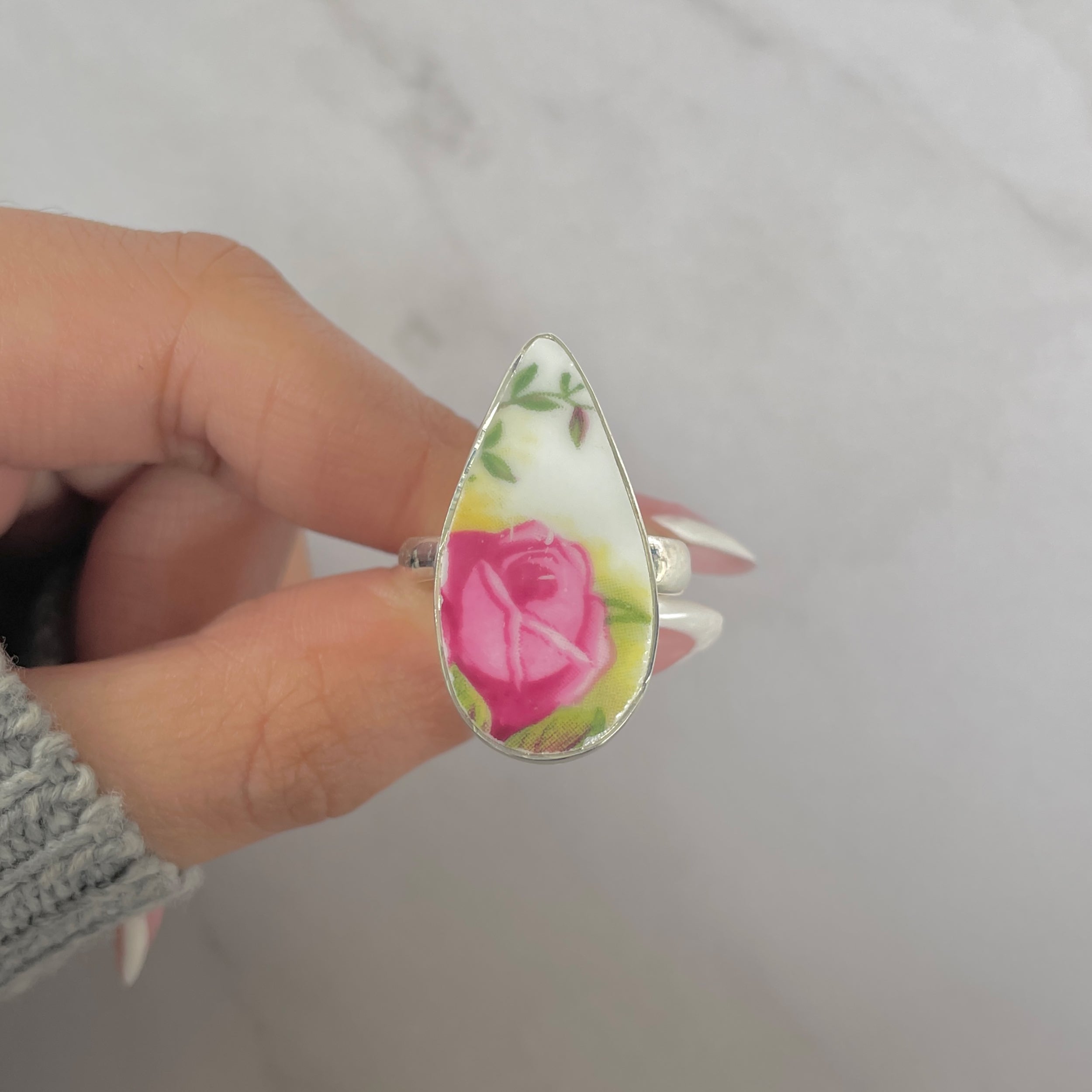 Ceramic Art Adjustable Ring-(CRA-R-26.)