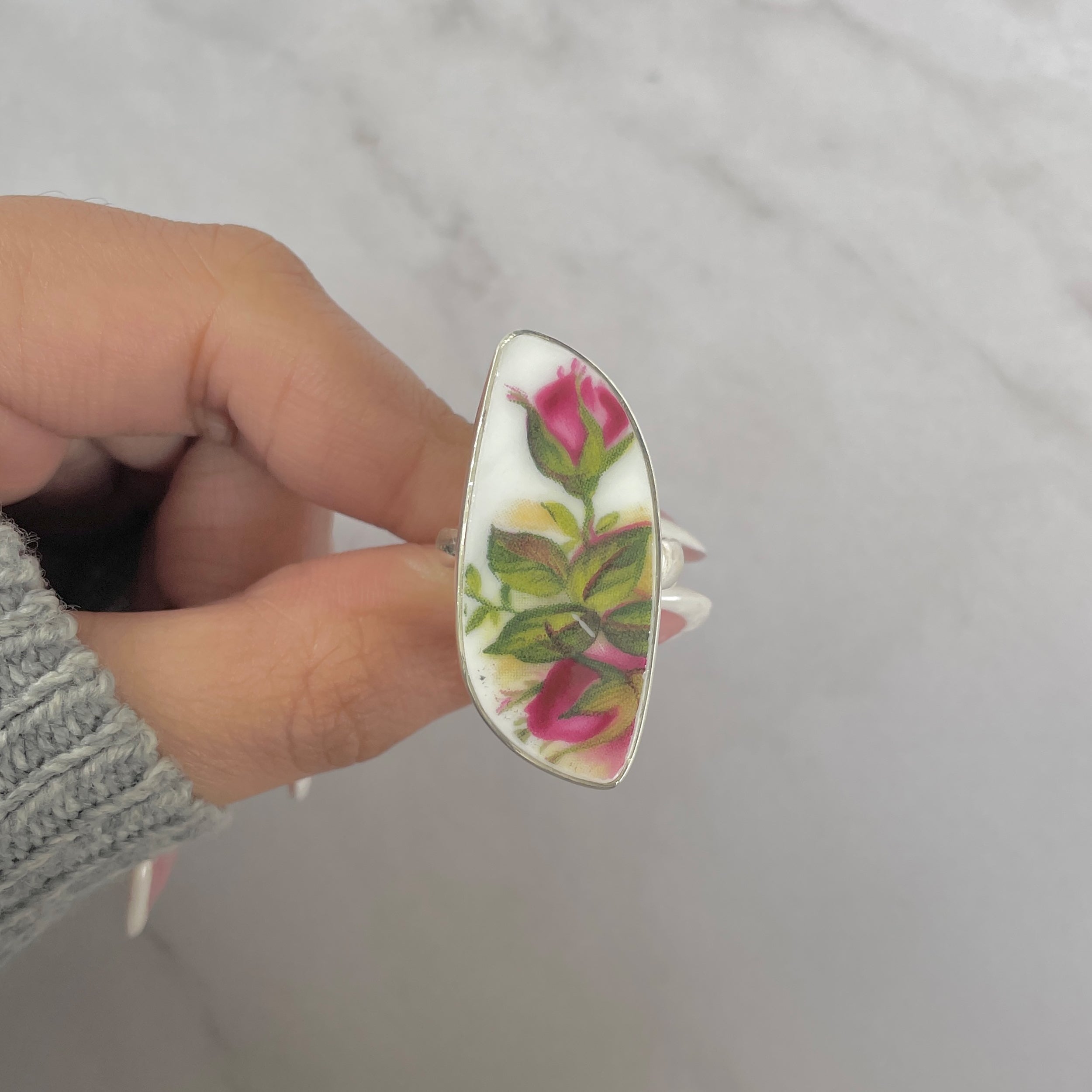 Ceramic Art Ring-(CRA-R-3.)