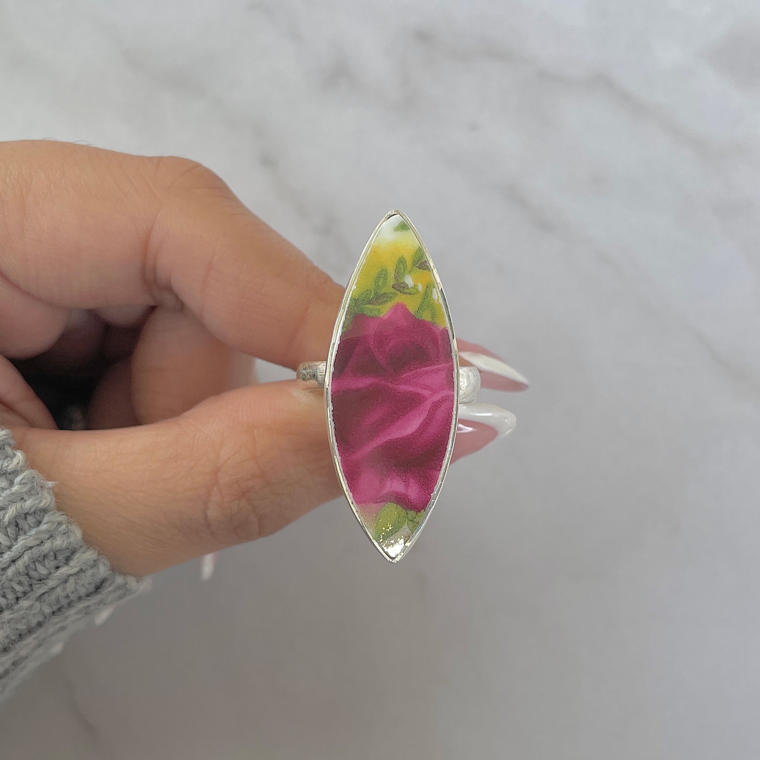 Ceramic Art Adjustable Ring-(CRA-R-6.)