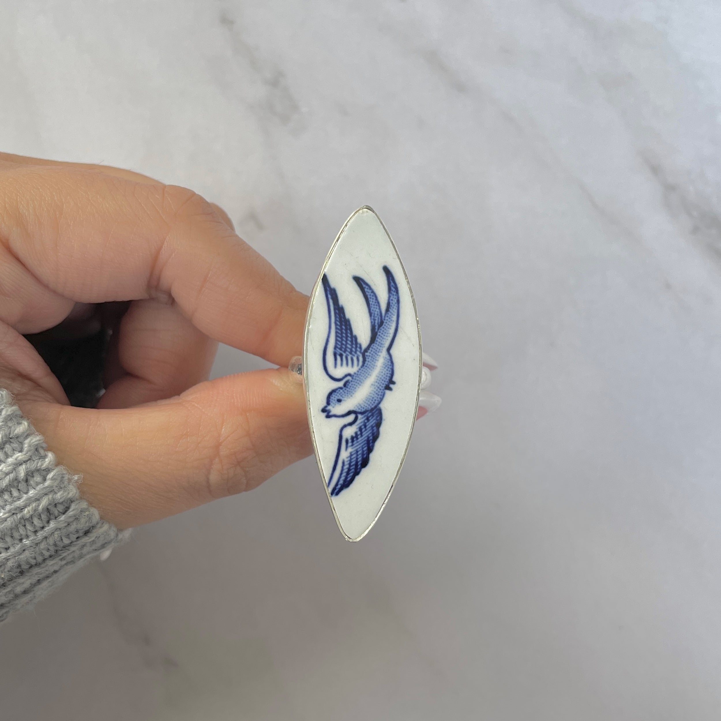 Ceramic Art Ring-(CRA-R-7.)