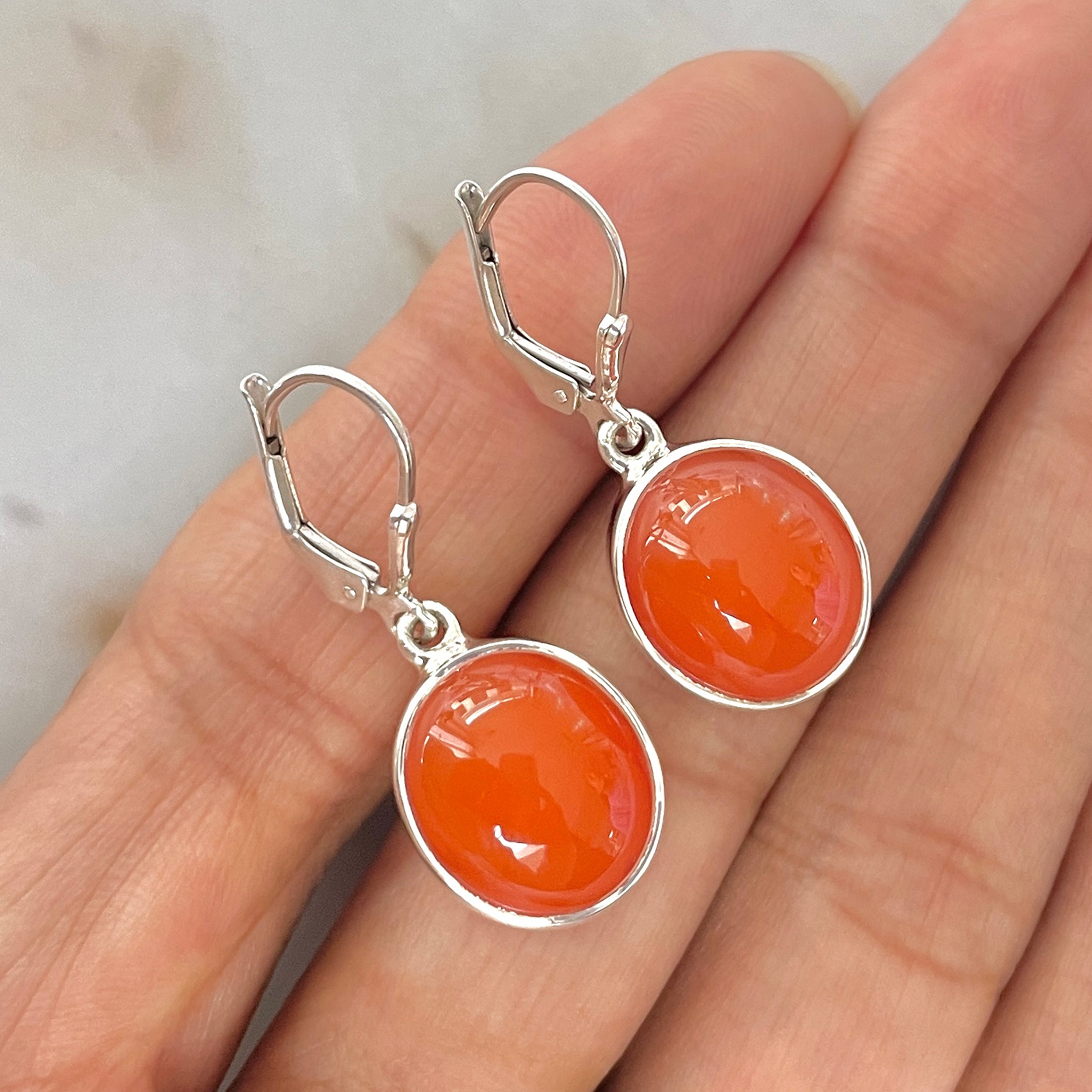 Carnelian Earring-(CRL-E-1.)