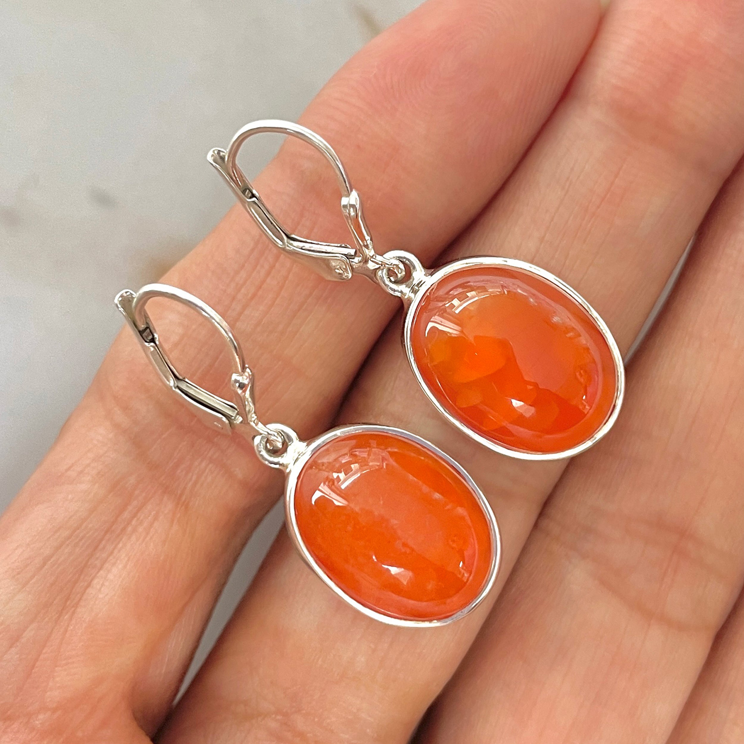 Carnelian Earring-(CRL-E-4.)