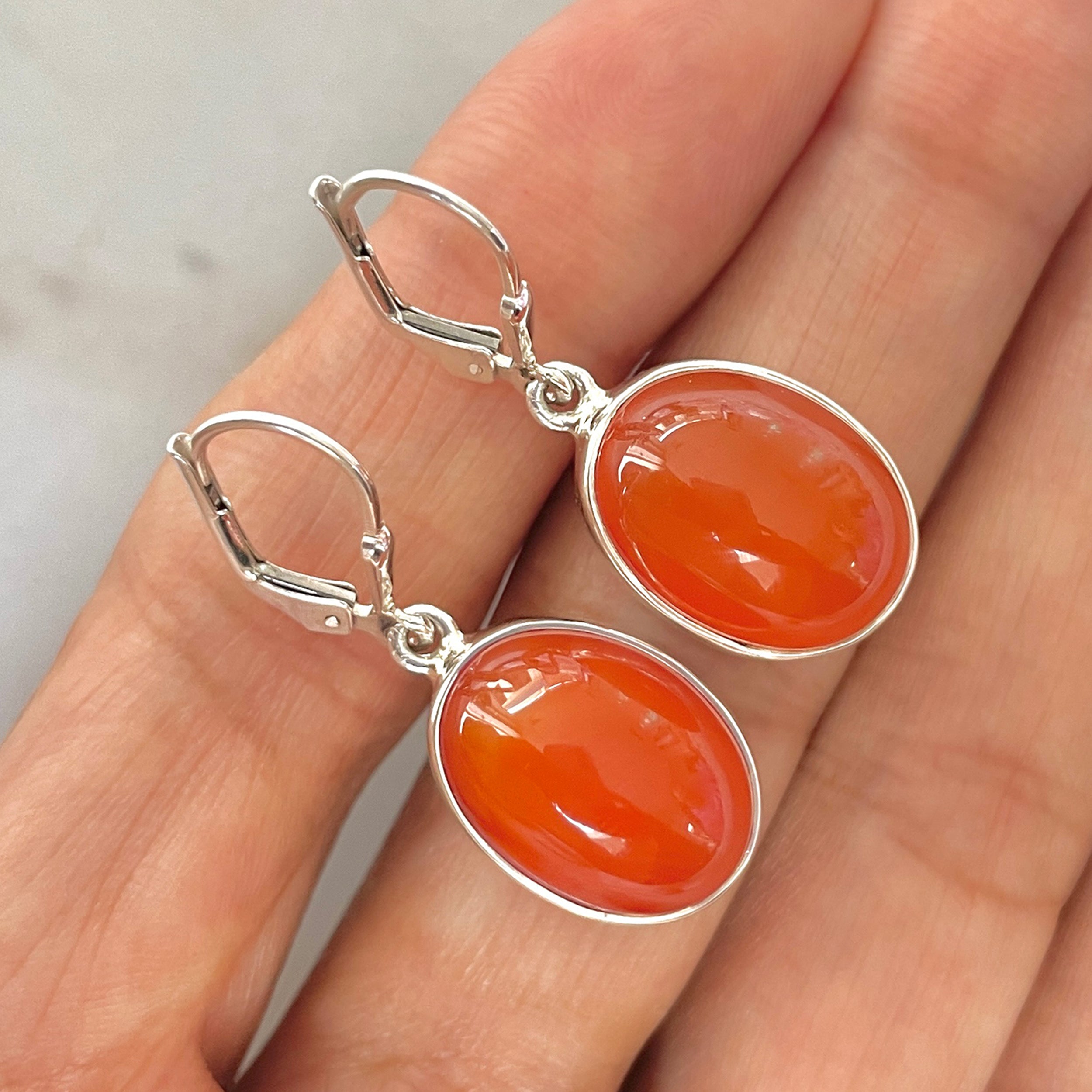 Carnelian Earring-(CRL-E-7.)