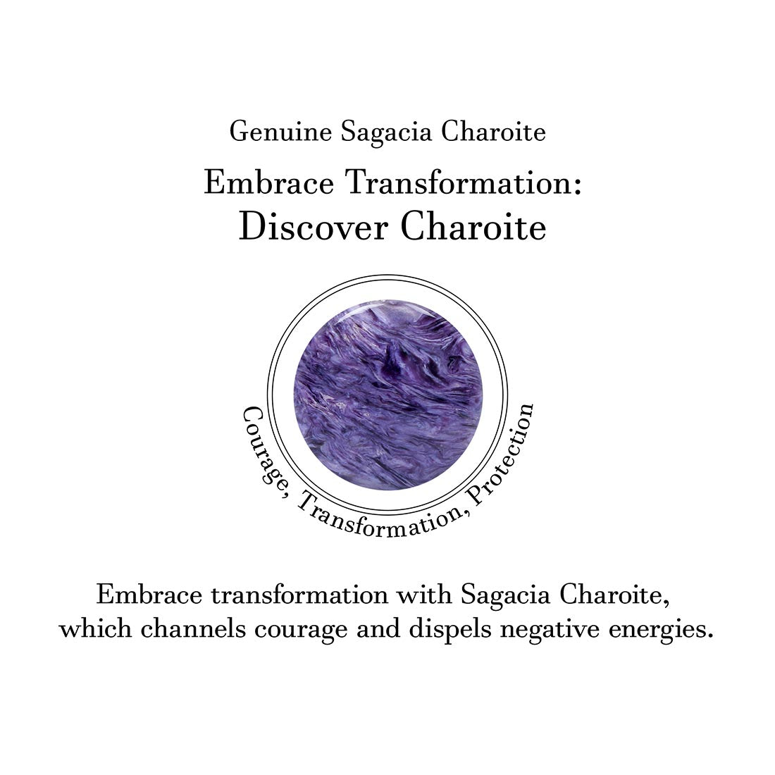 Charoite Adjustable Ring-(CHR-R-18.)