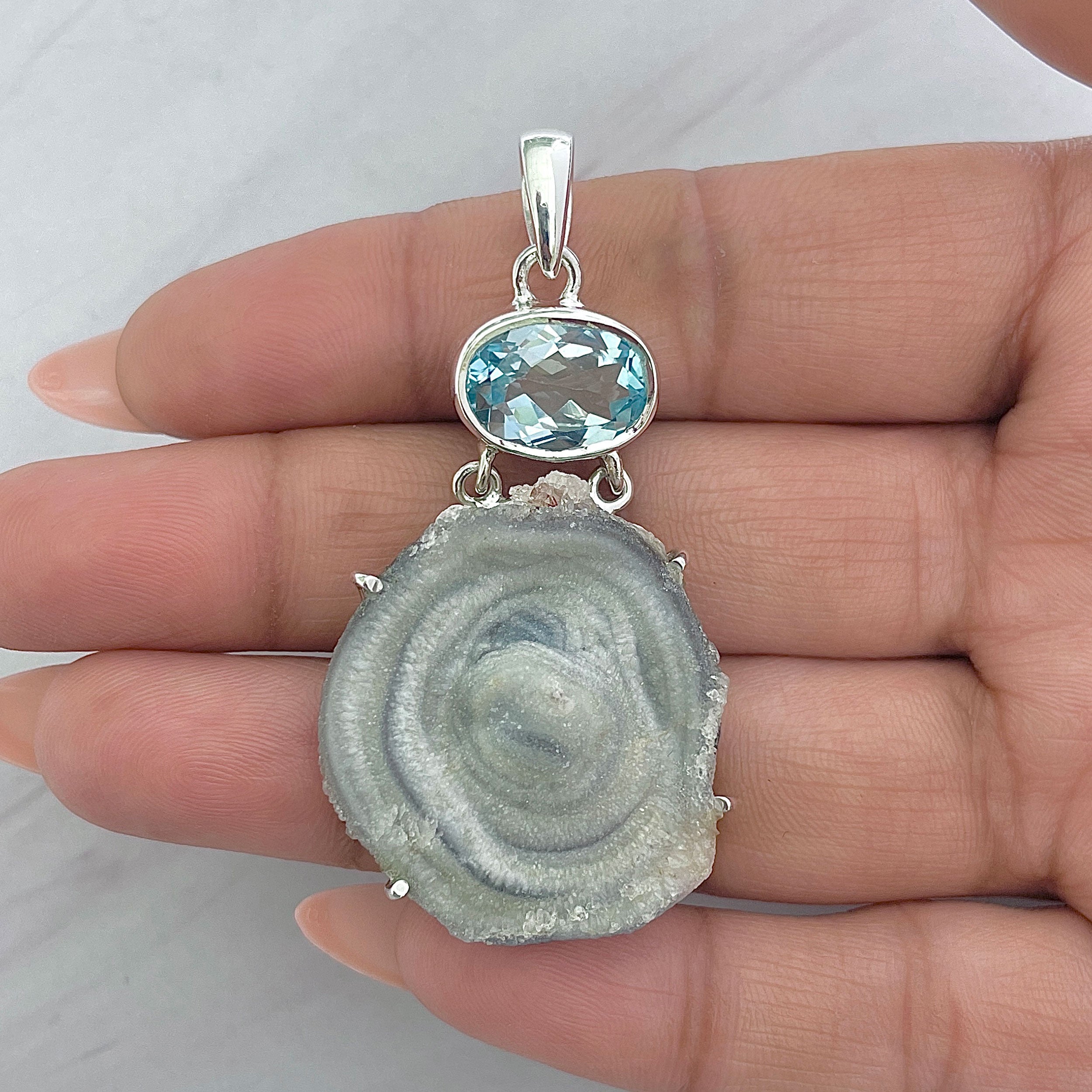 Desert Druzy Pendant-(DDZ-P-1.)
