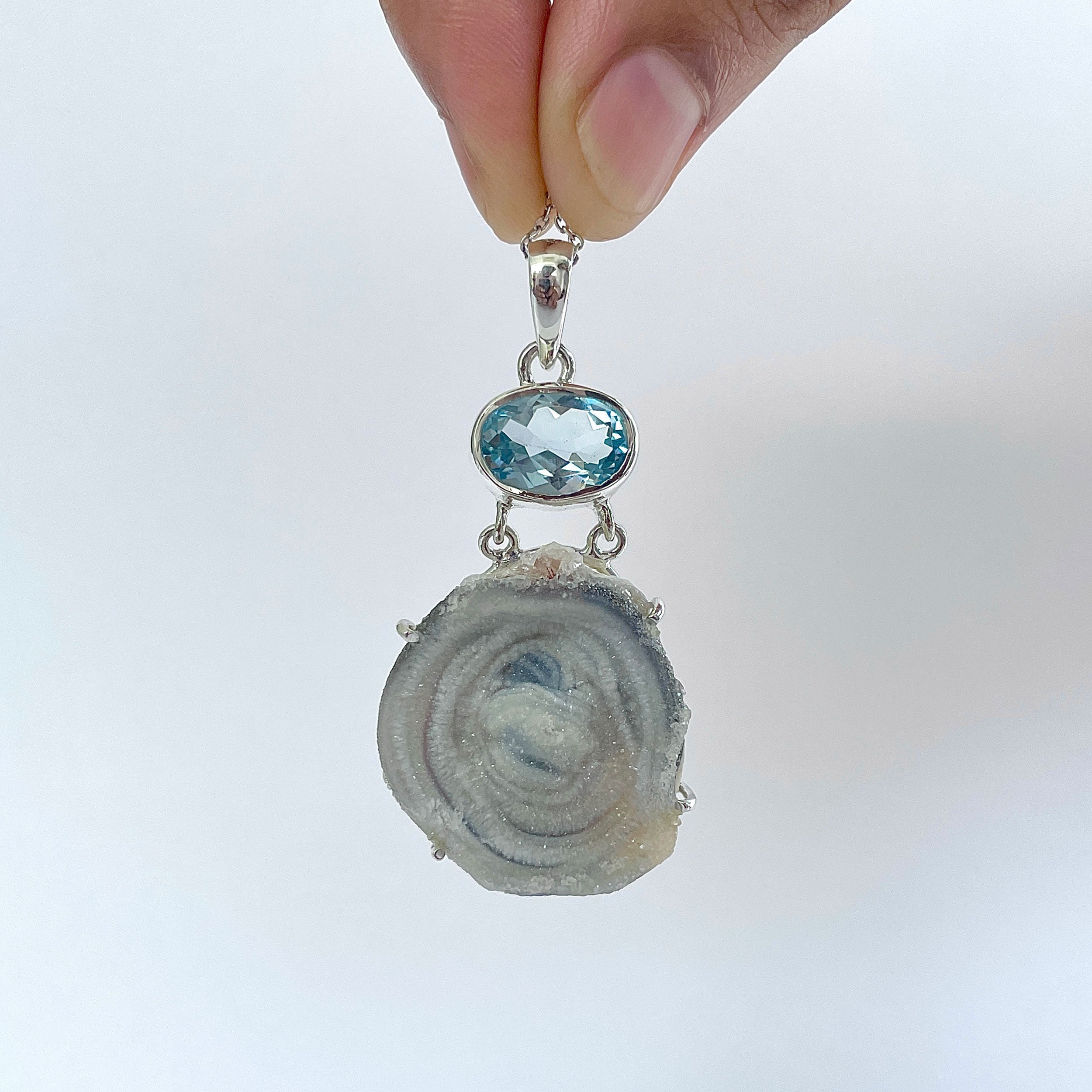 Desert Druzy Pendant-(DDZ-P-1.)