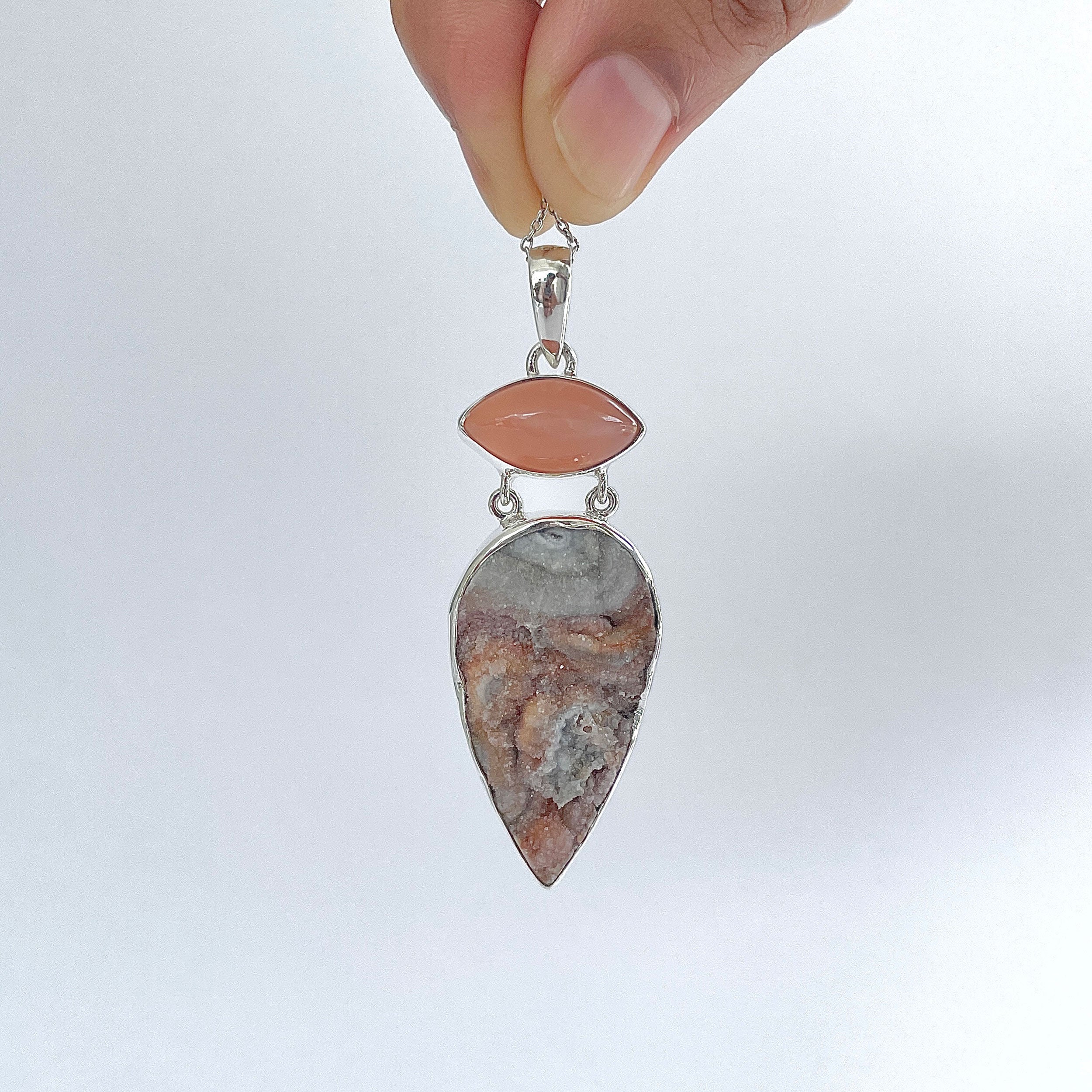 Desert Druzy Pendant-(DDZ-P-10.)