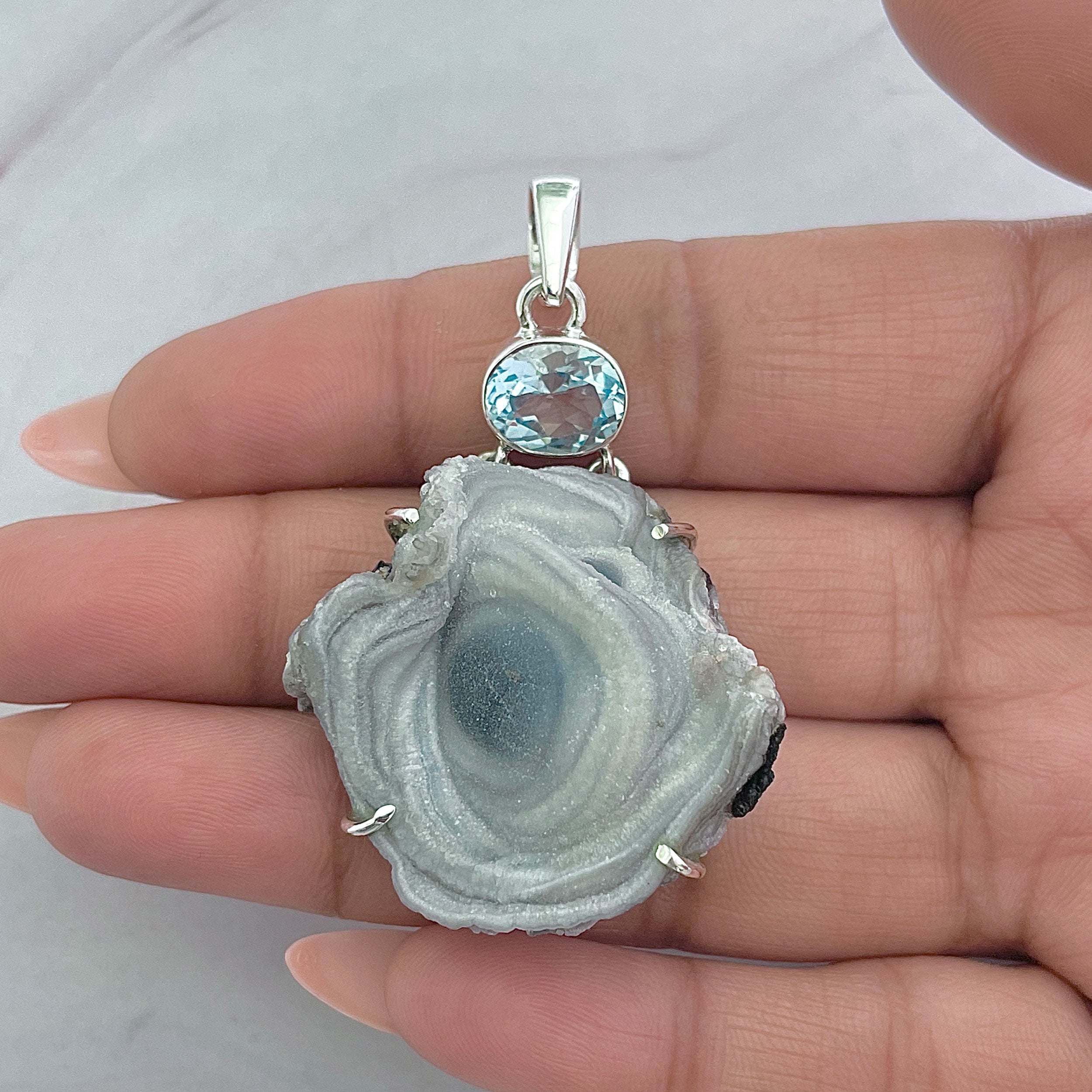Desert Druzy Pendant-(DDZ-P-11.)