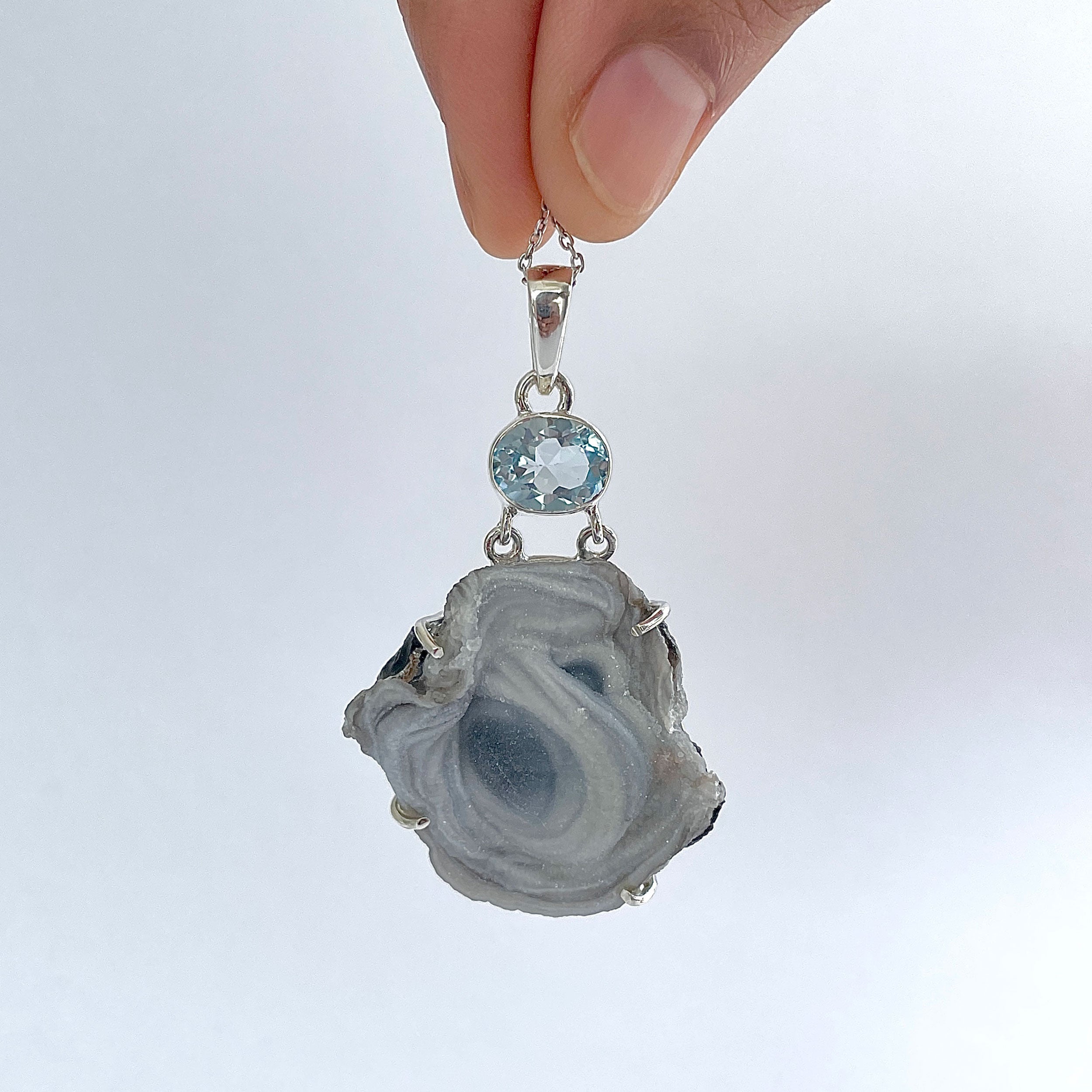 Desert Druzy Pendant-(DDZ-P-11.)