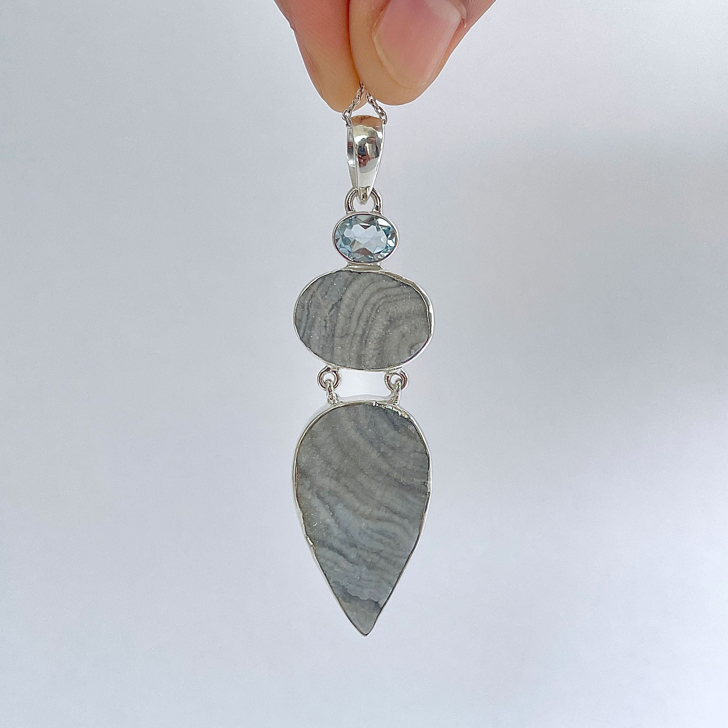 Desert Druzy Pendant-(DDZ-P-12.)