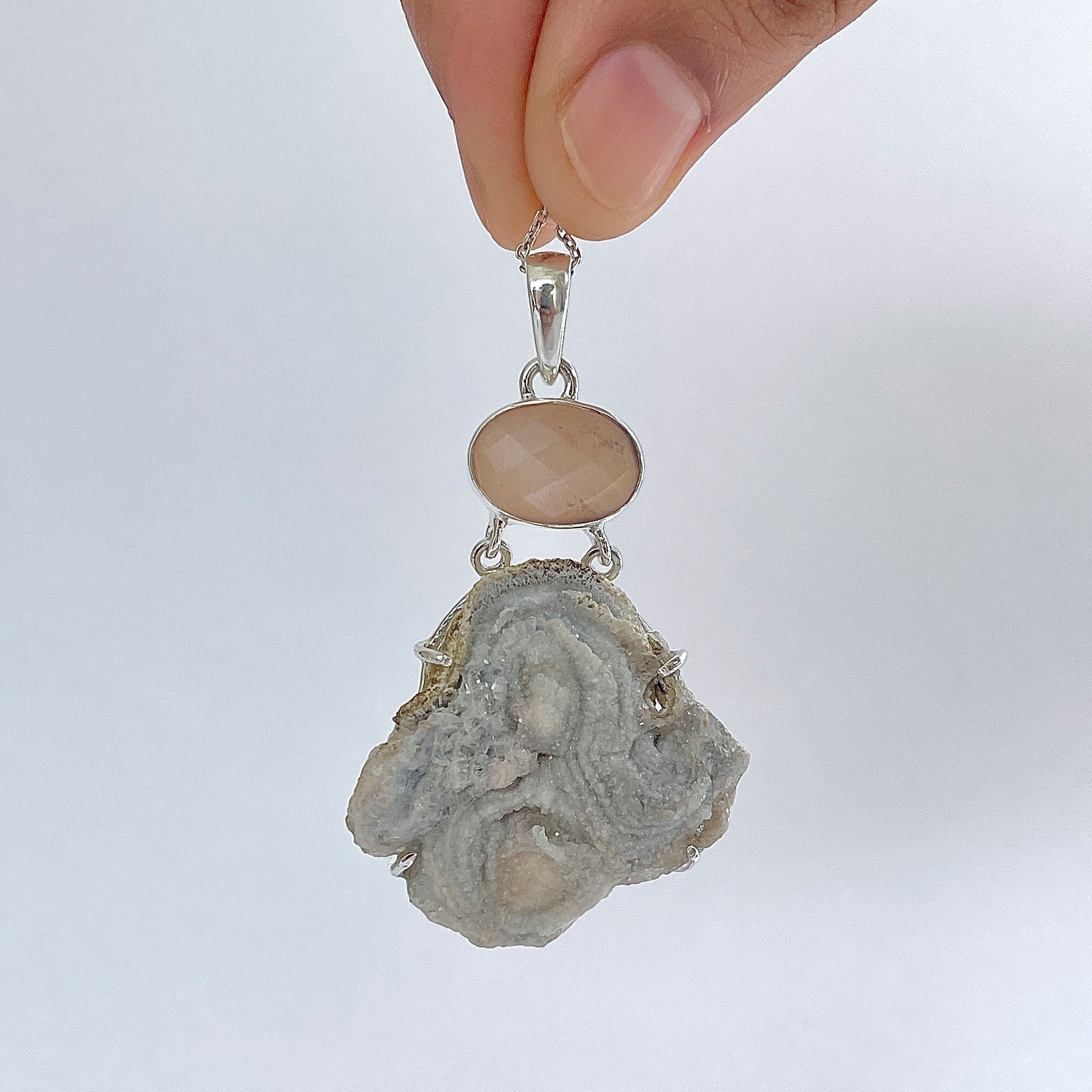 Desert Druzy Pendant-(DDZ-P-13.)