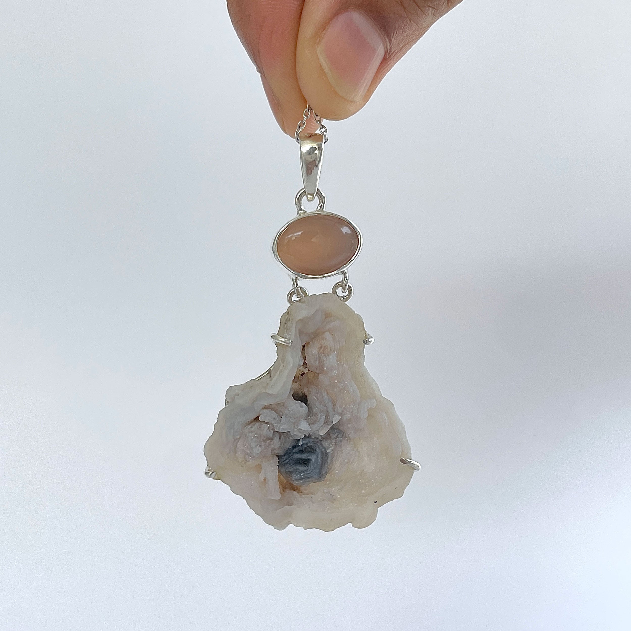 Desert Druzy Pendant-(DDZ-P-14.)