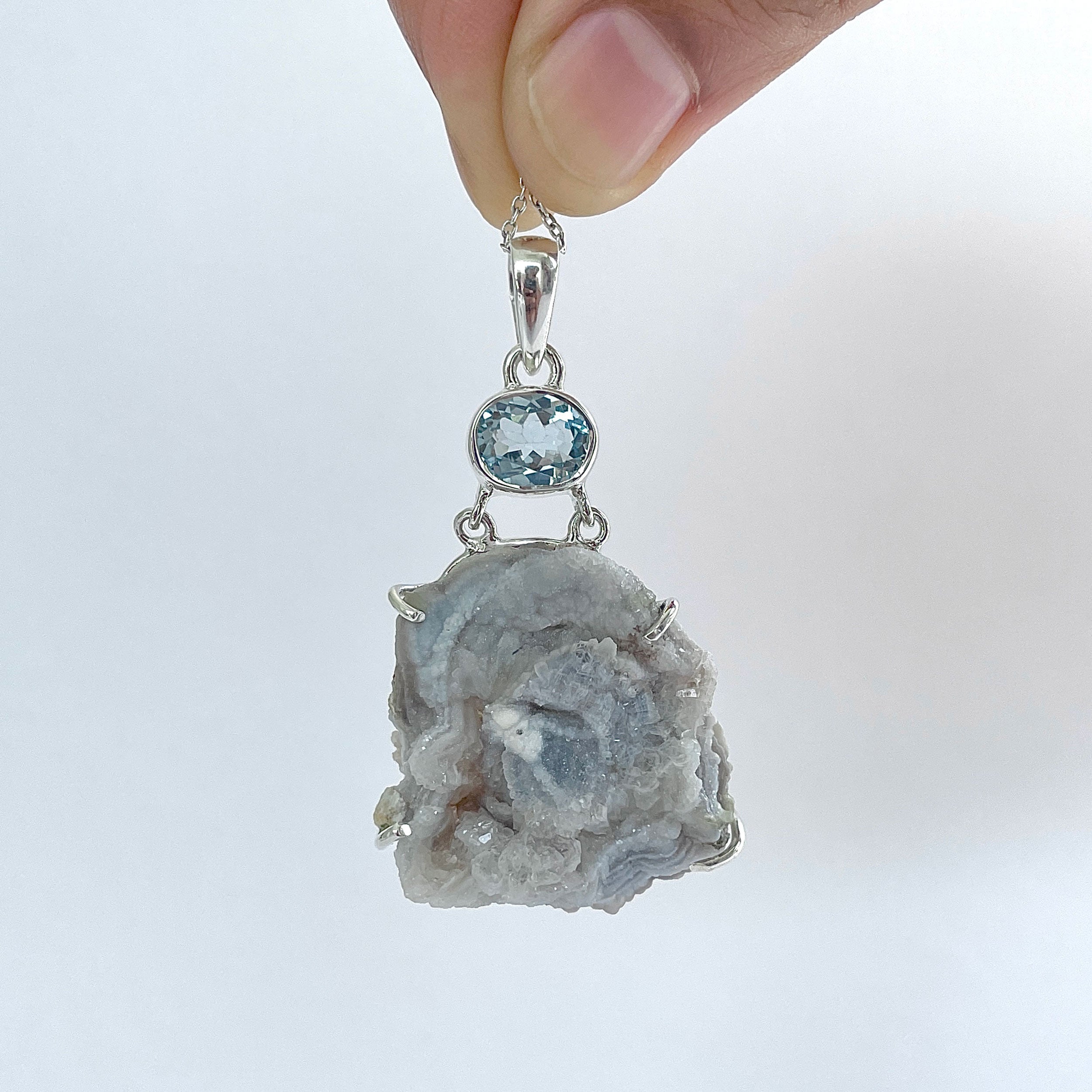 Desert Druzy Pendant-(DDZ-P-15.)