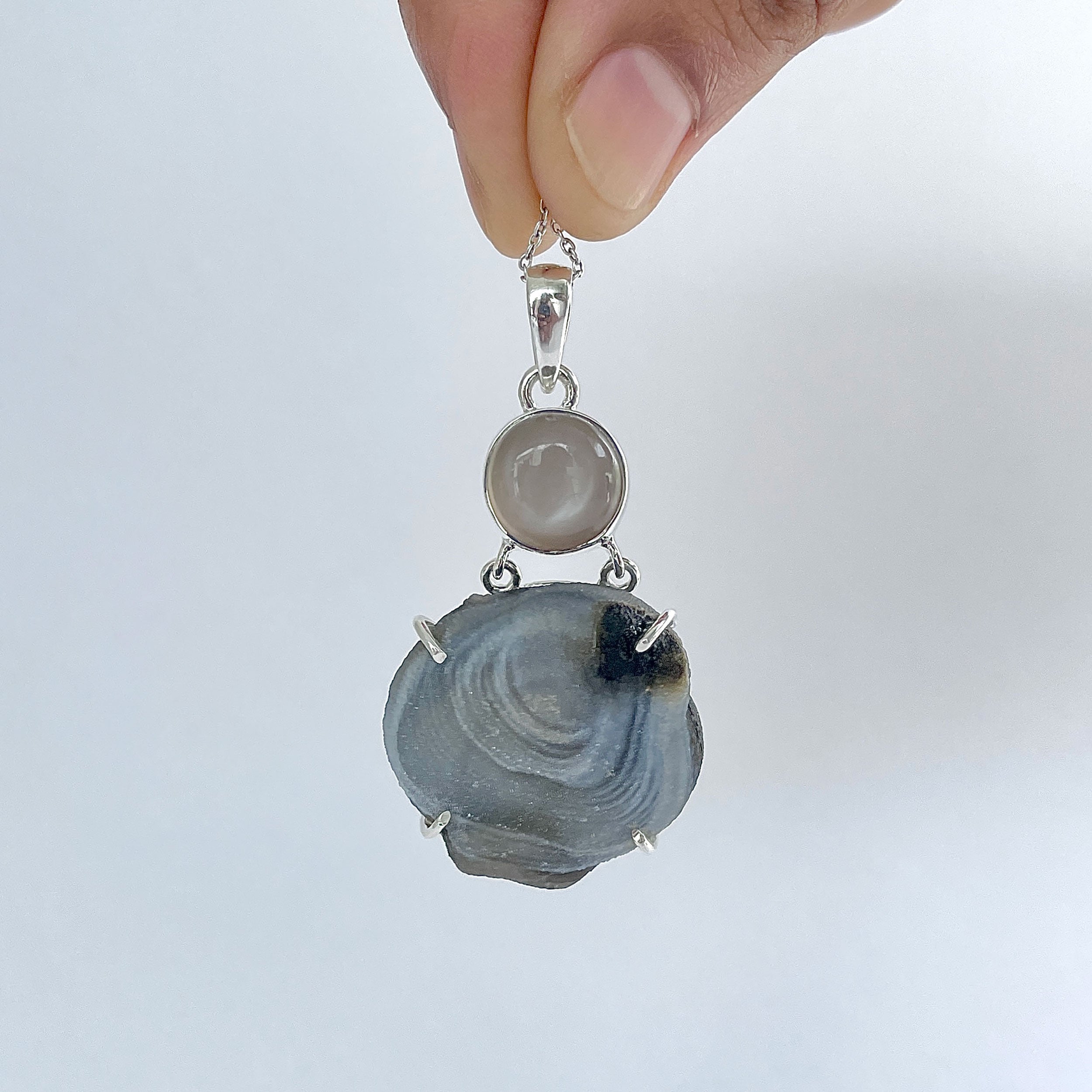 Desert Druzy Pendant-(DDZ-P-17.)
