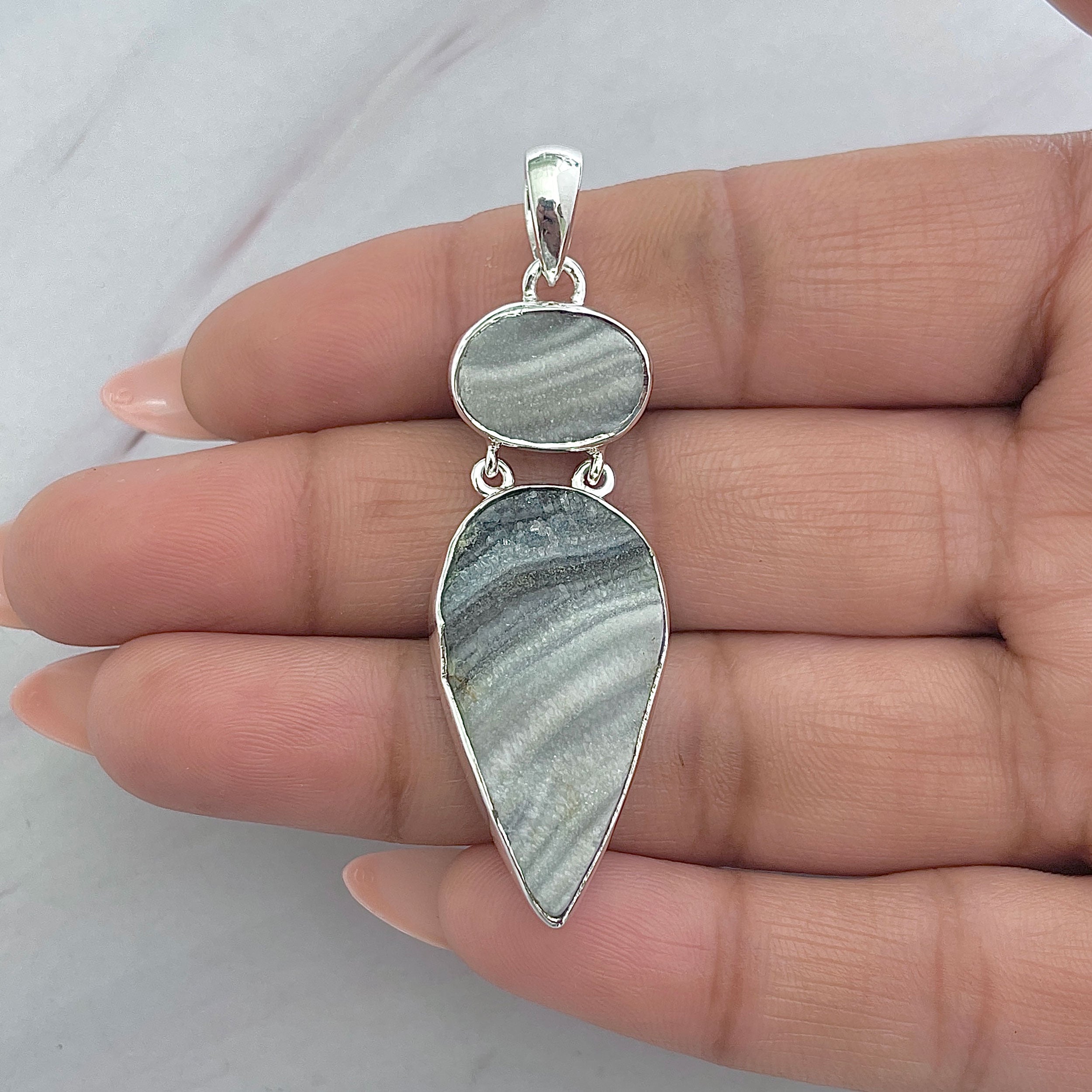 Desert Druzy Pendant-(DDZ-P-19.)