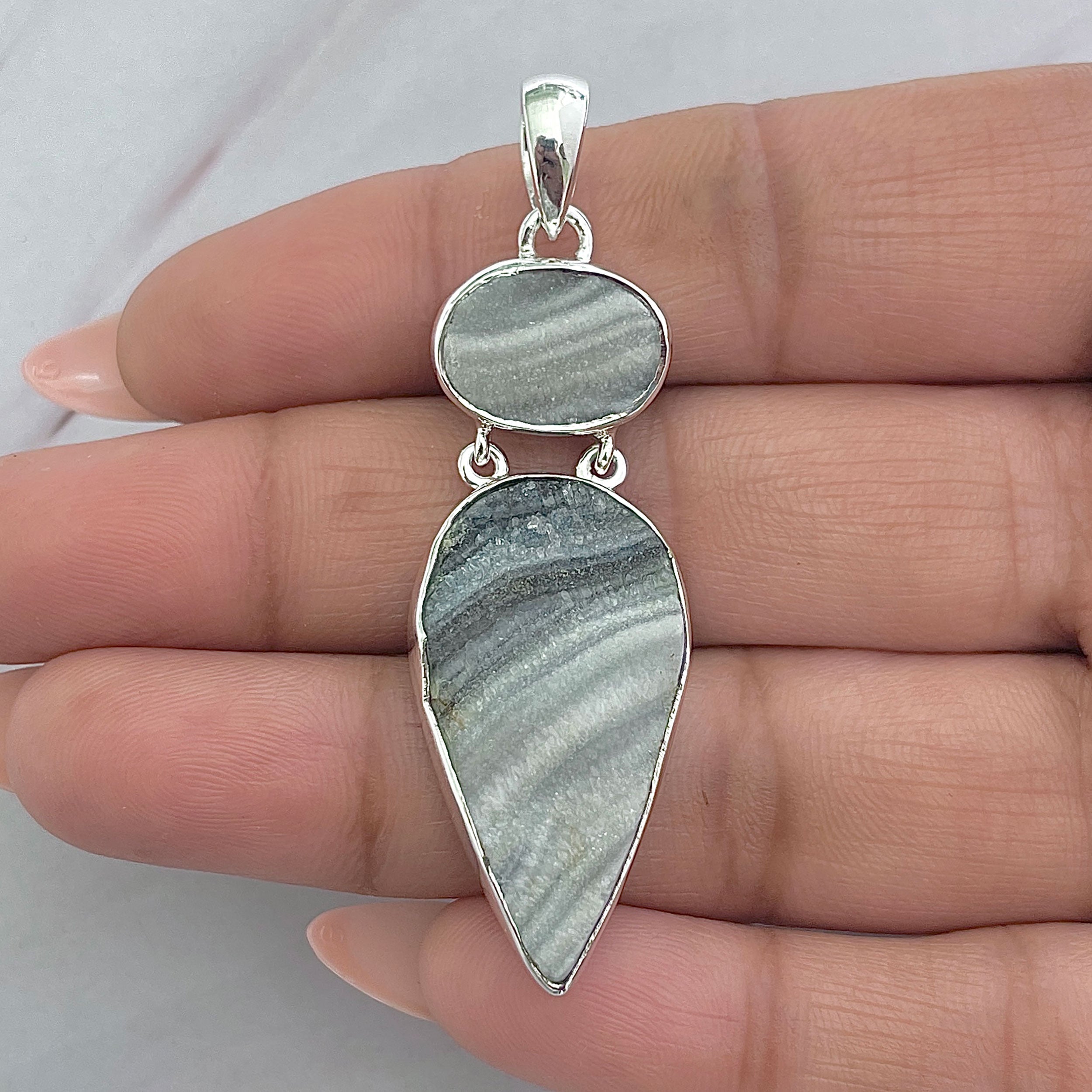 Desert Druzy Pendant-(DDZ-P-19.)