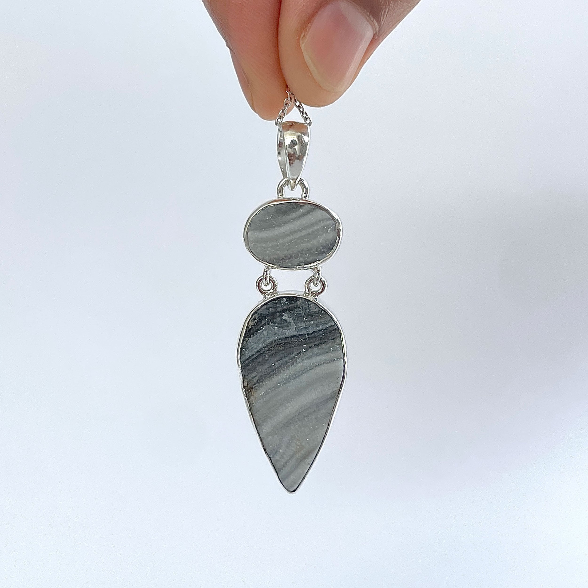 Desert Druzy Pendant-(DDZ-P-19.)