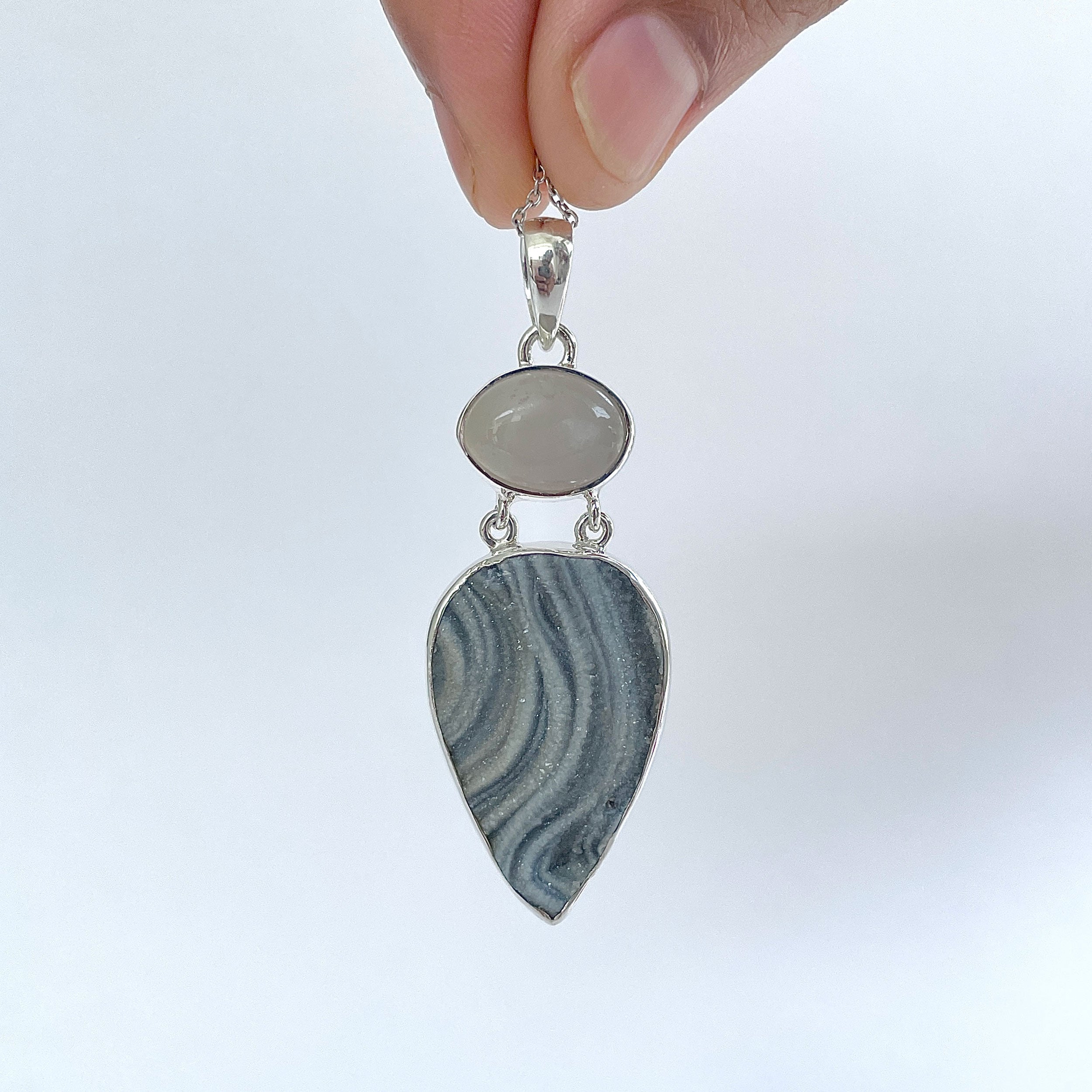 Desert Druzy Pendant-(DDZ-P-2.)