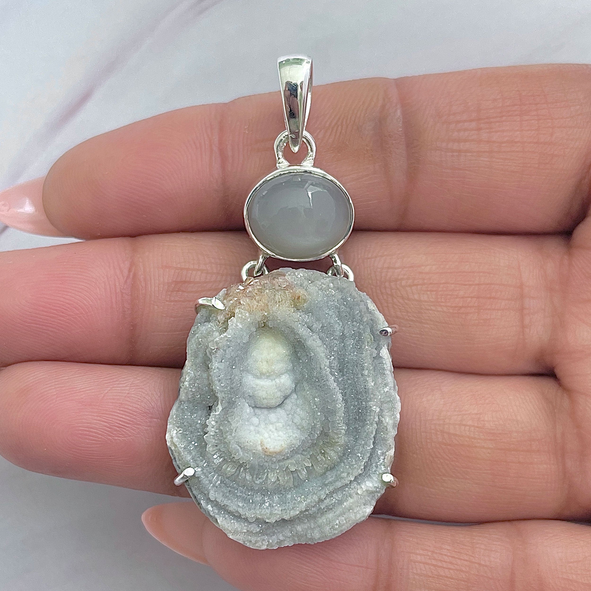 Desert Druzy Pendant-(DDZ-P-20.)