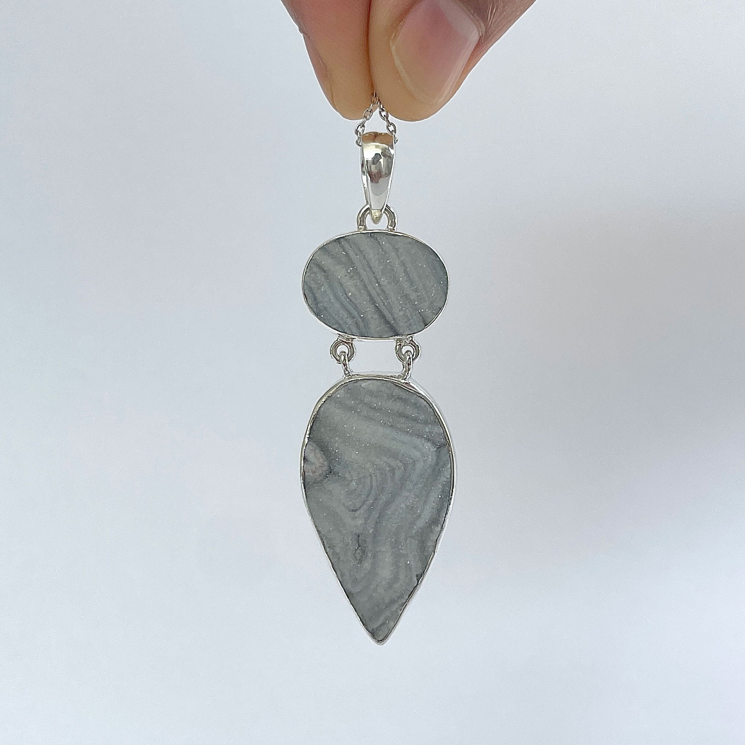Desert Druzy Pendant-(DDZ-P-21.)