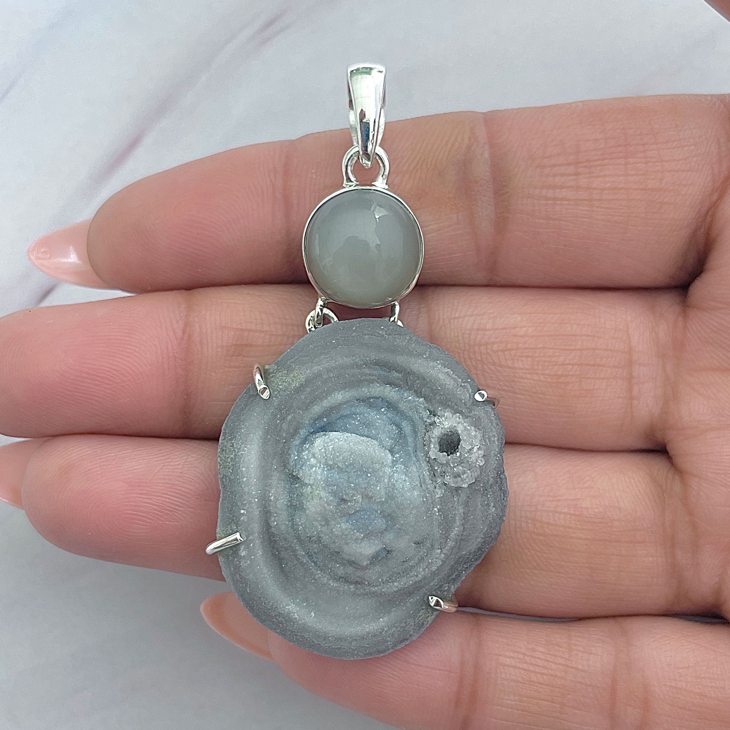 Desert Druzy Pendant-(DDZ-P-22.)