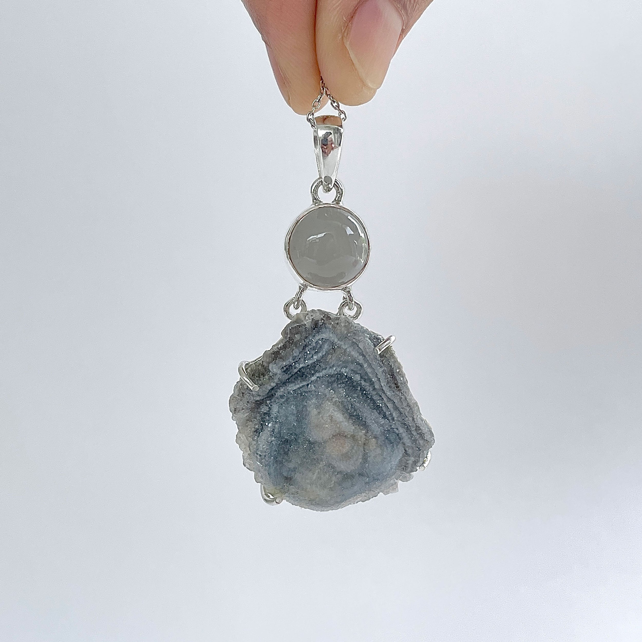 Desert Druzy Pendant-(DDZ-P-25.)