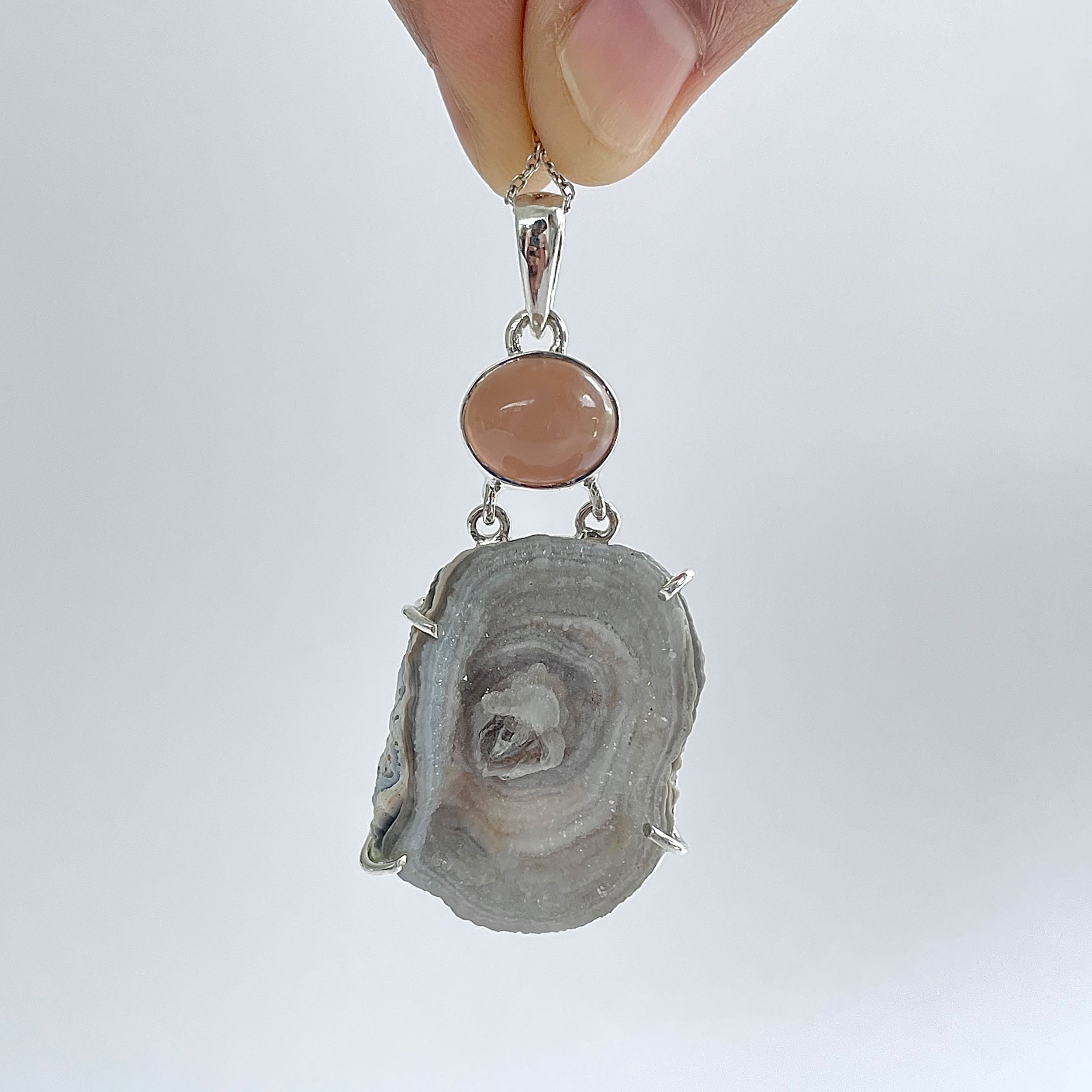 Desert Druzy Pendant-(DDZ-P-28.)