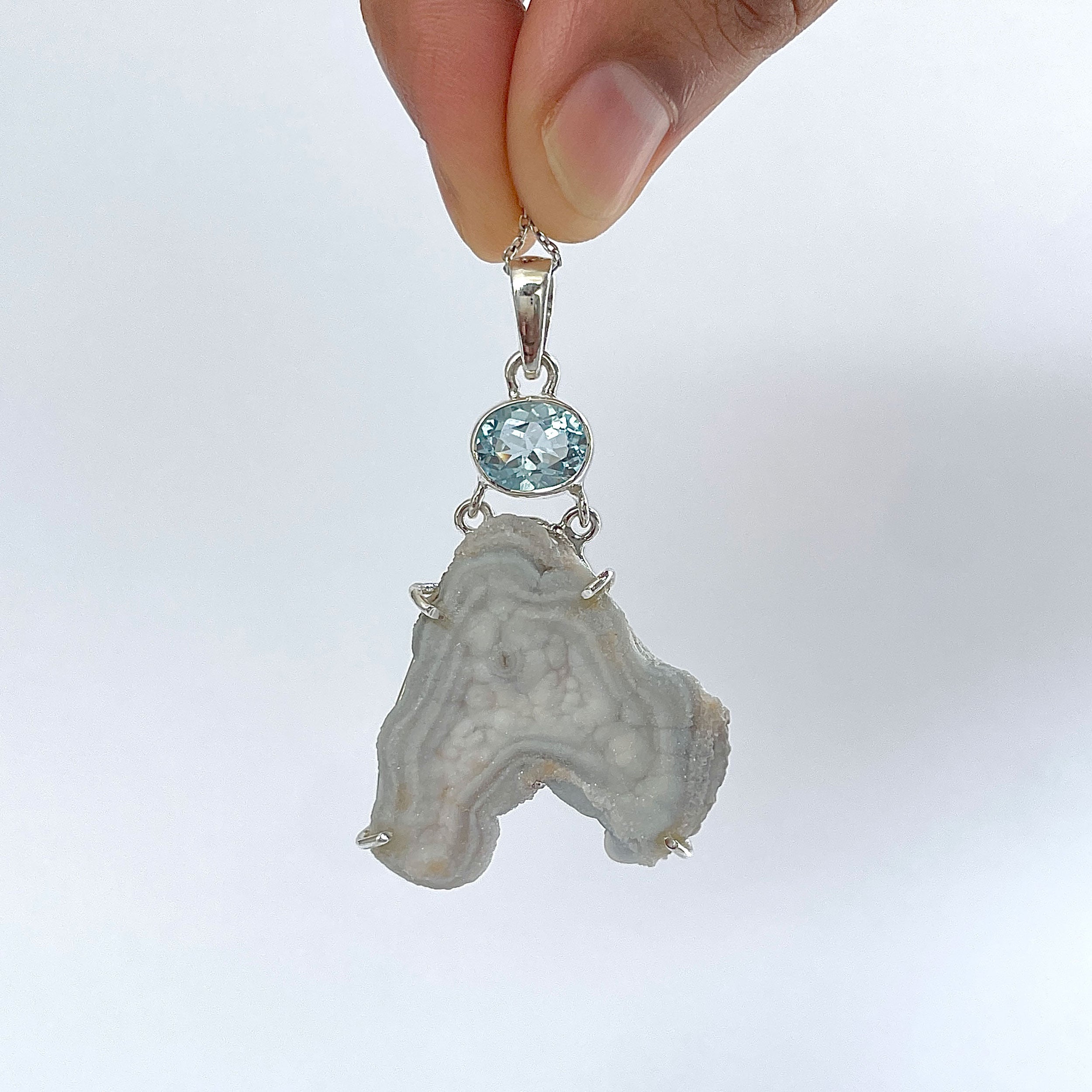 Desert Druzy Pendant-(DDZ-P-29.)