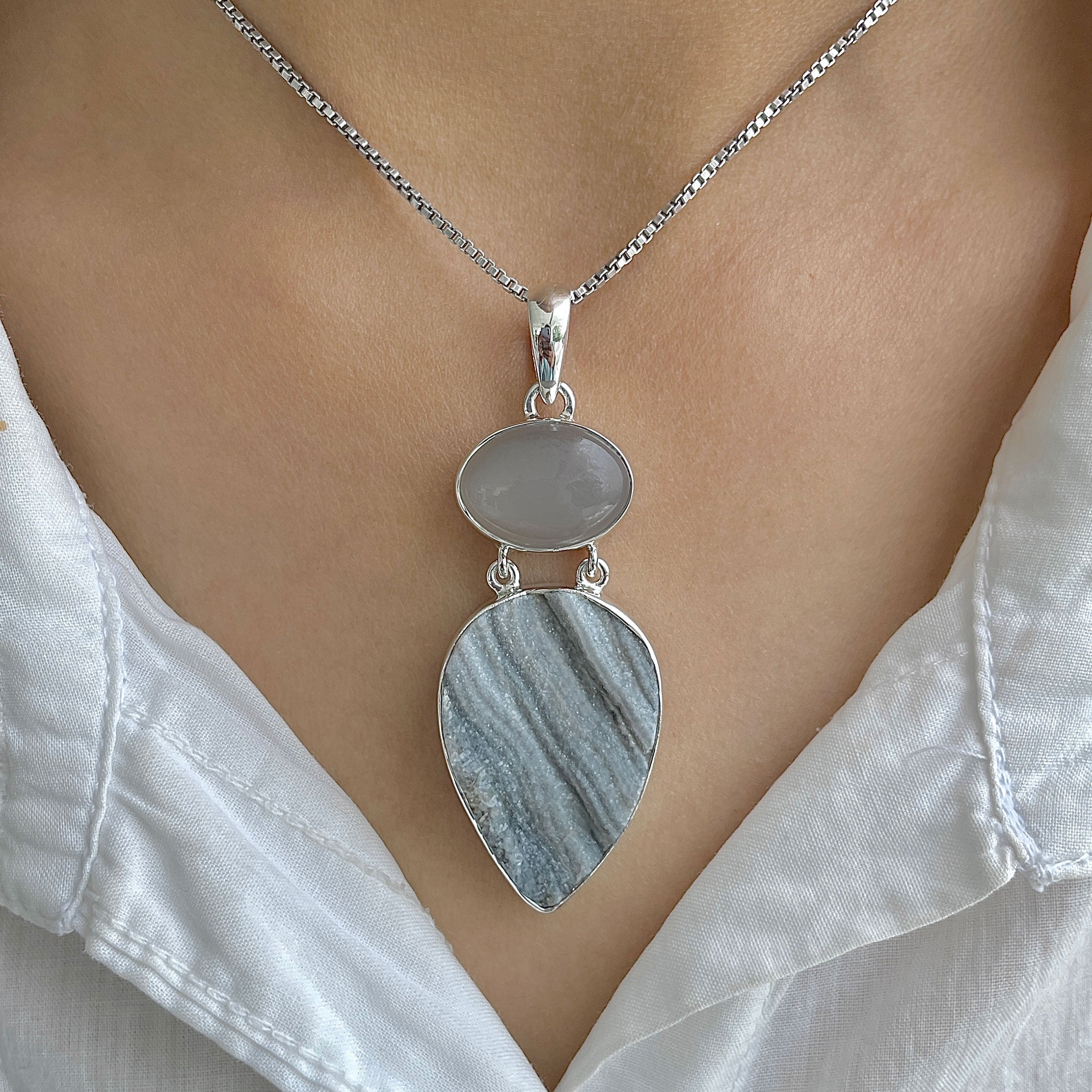 Desert Druzy Pendant-(DDZ-P-3.)