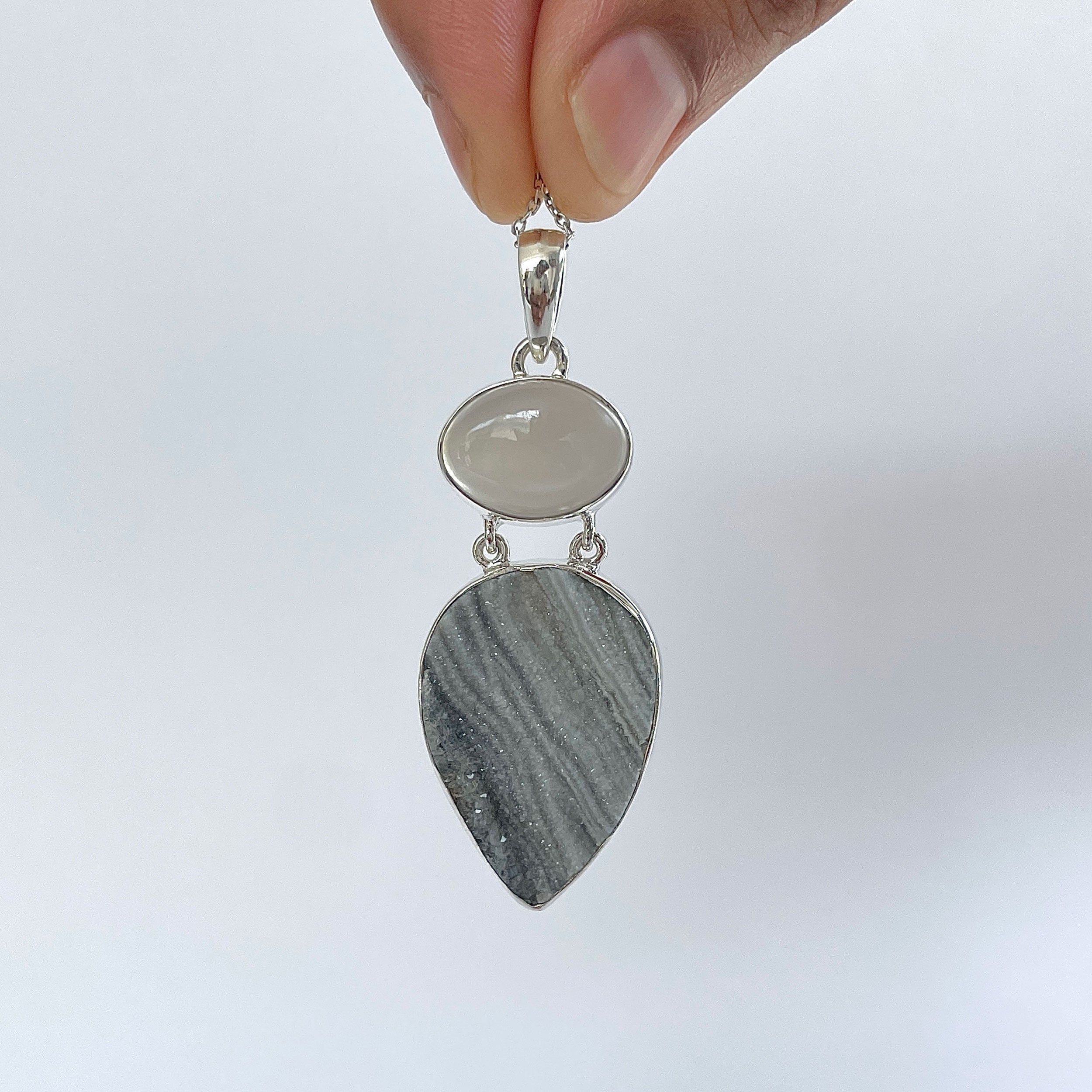 Desert Druzy Pendant-(DDZ-P-3.)